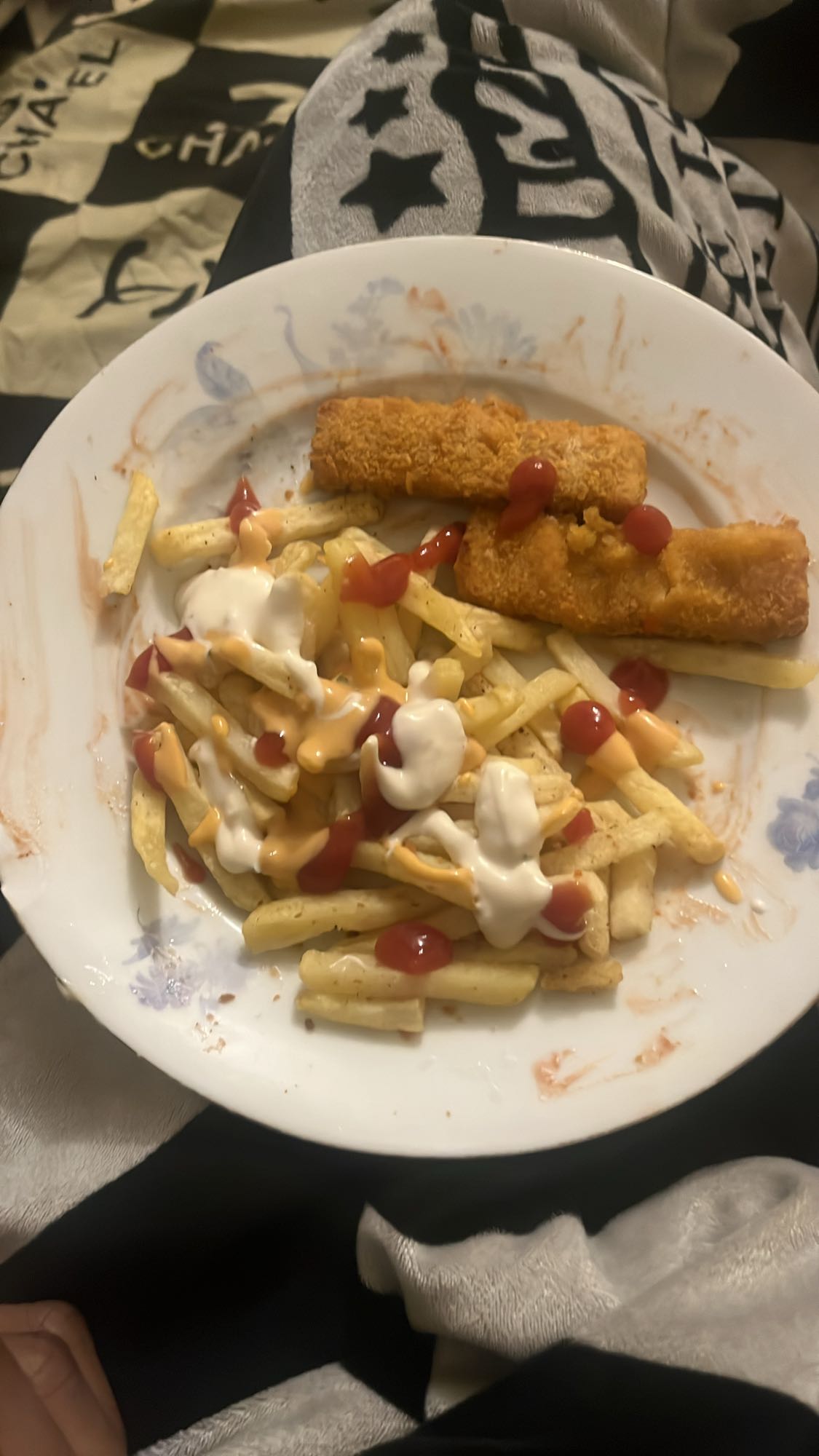 Fries and Fish Sticks