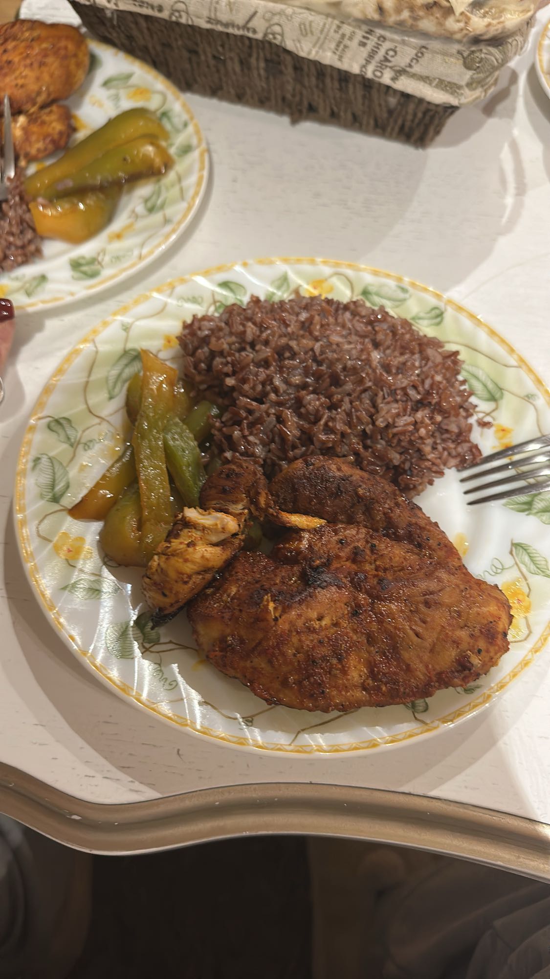 Grilled Chicken with Rice