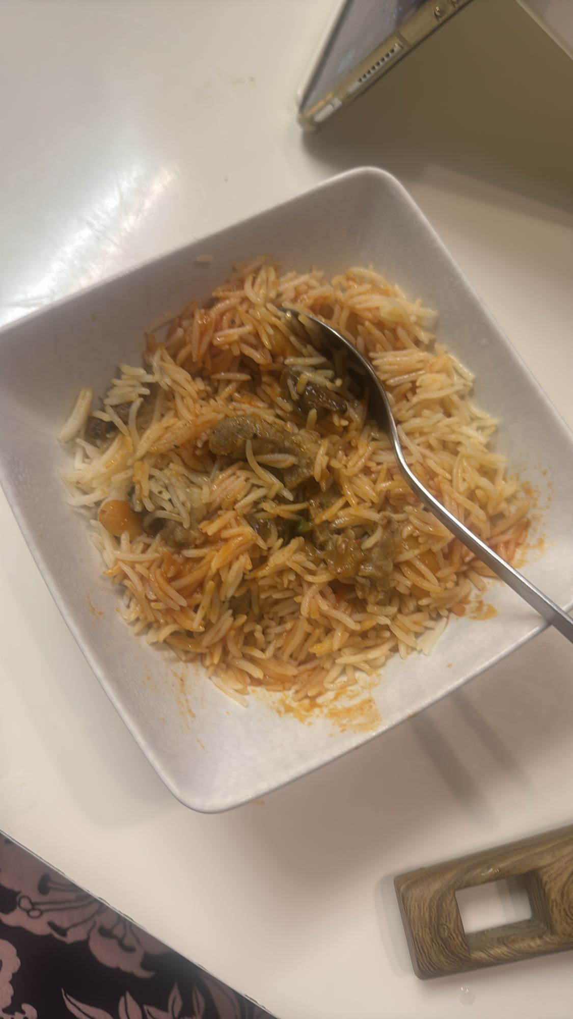 Kryddigt ris med kött