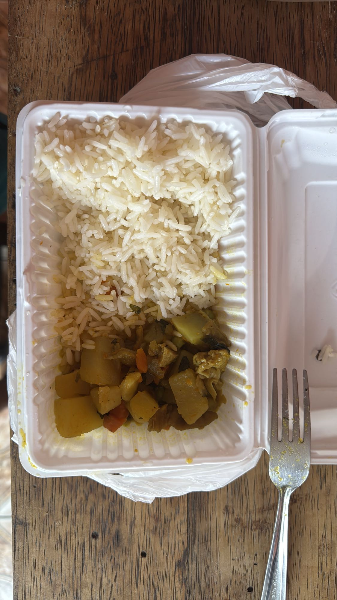 arroz con vegetales