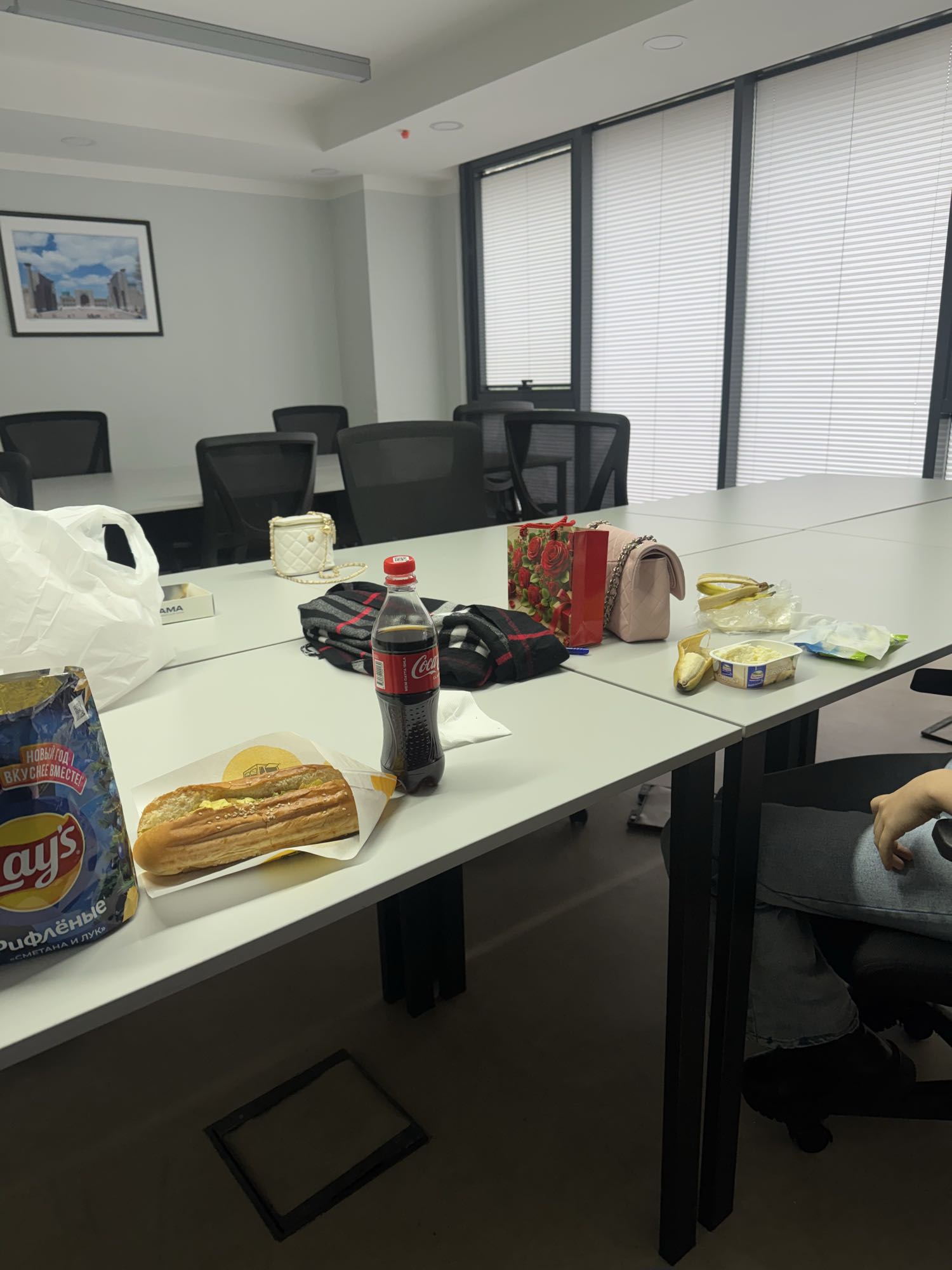 Творог с бананом