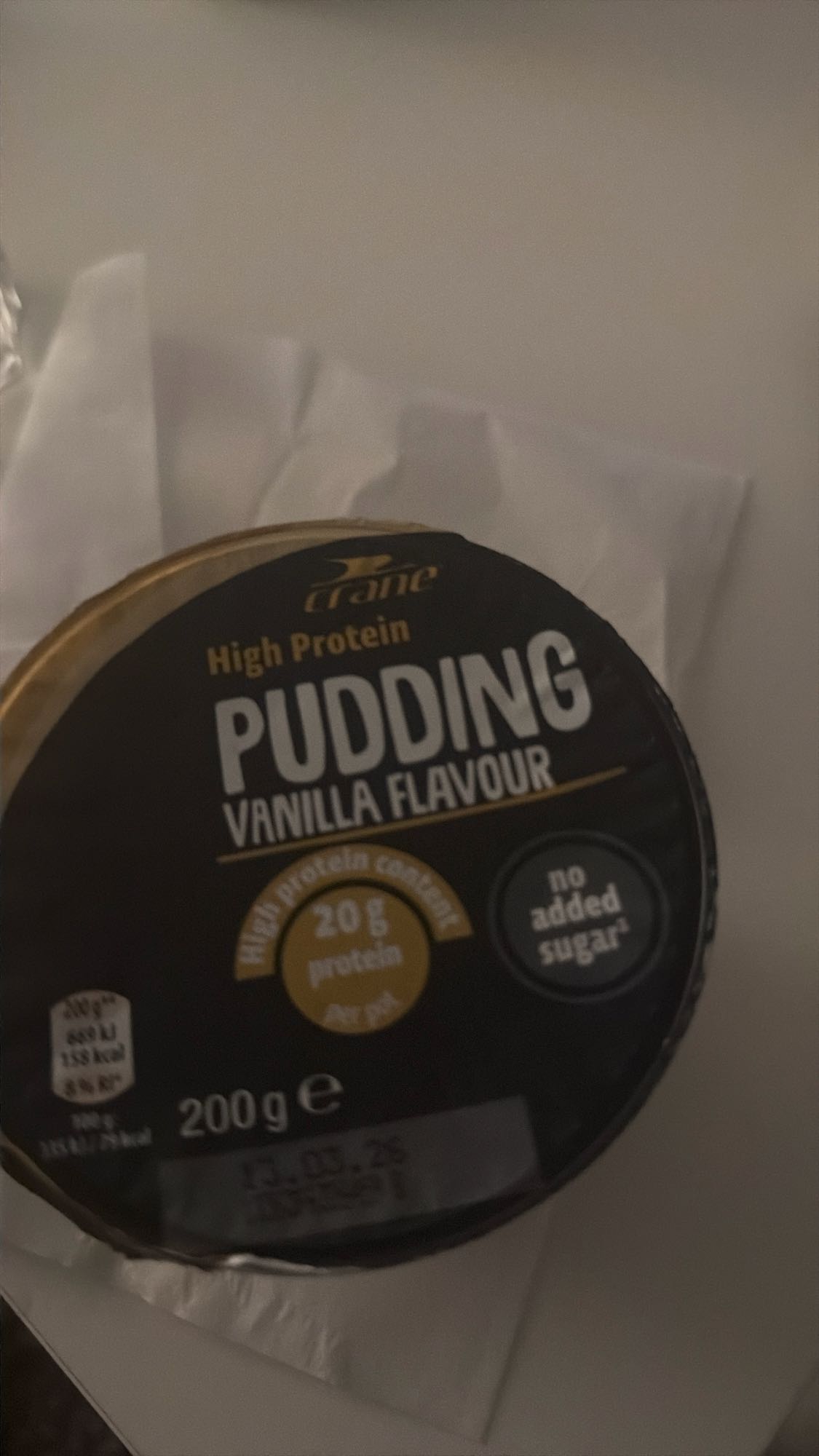 Vanille Proteinpudding