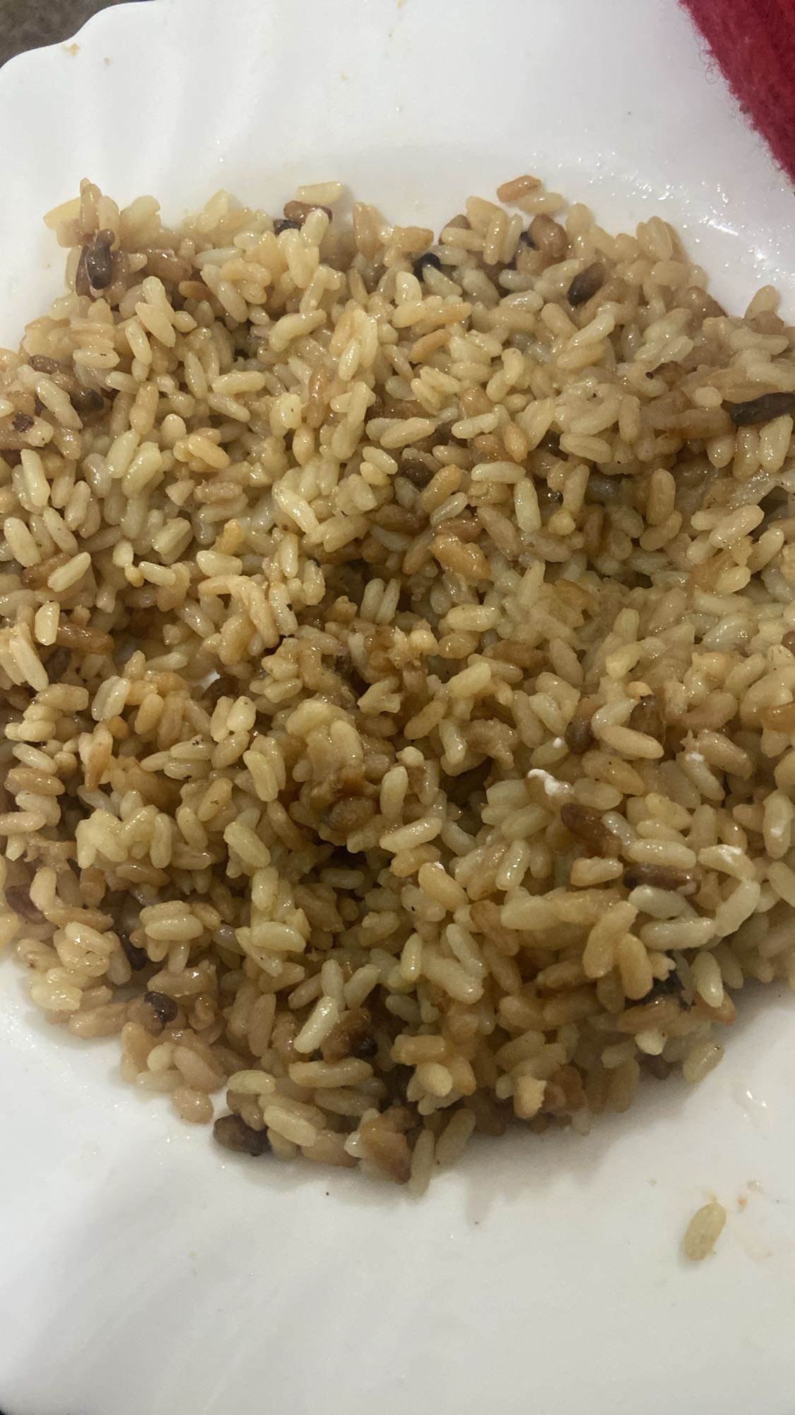 buttered rice pilaf