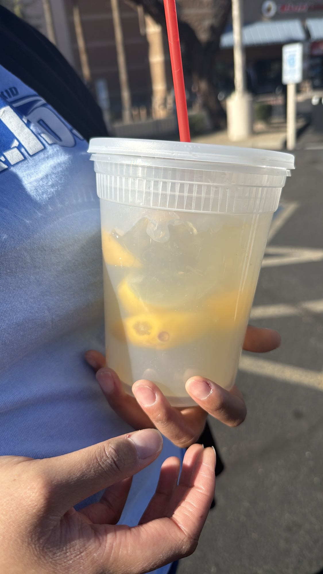 Freshly squeezed lemonade
