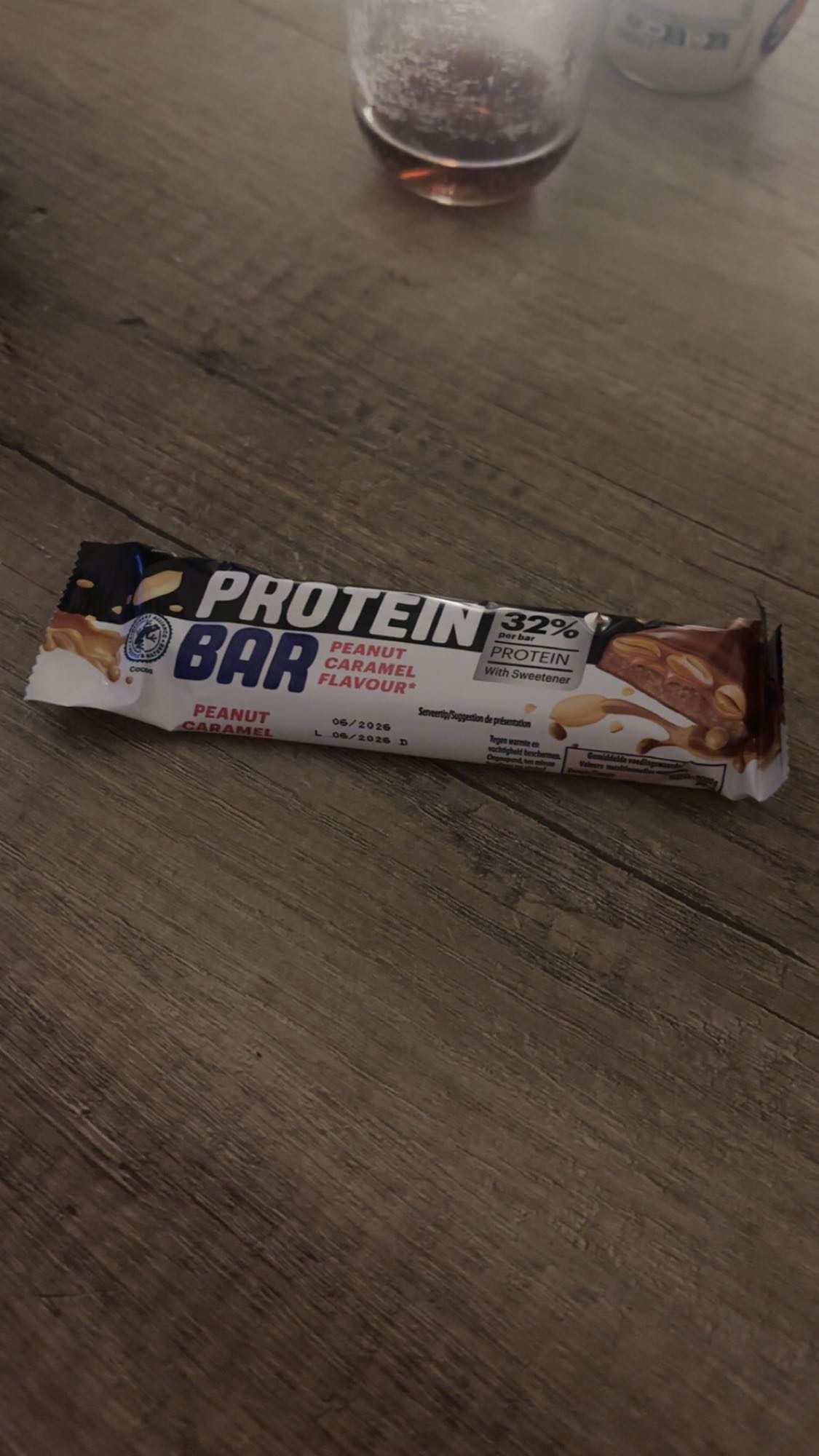 Barre protéinée caramel