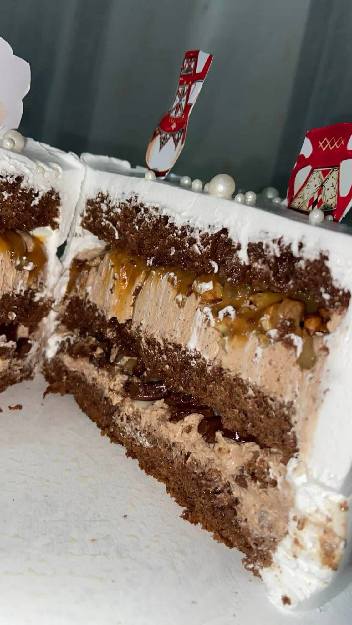 gâteau au chocolat caramel