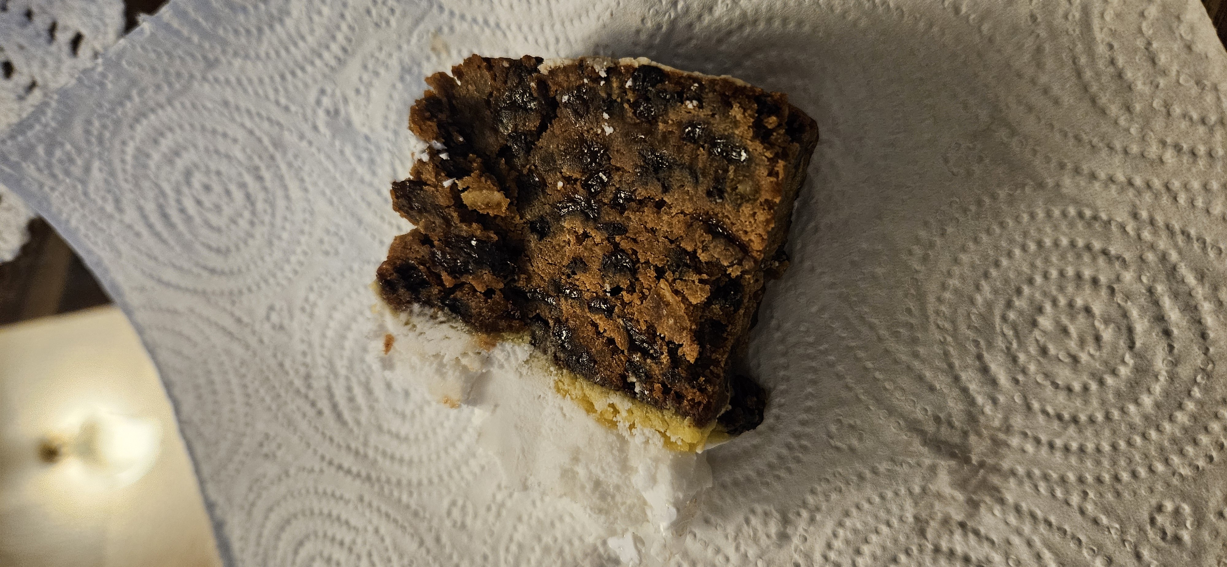 Fruitcake slice
