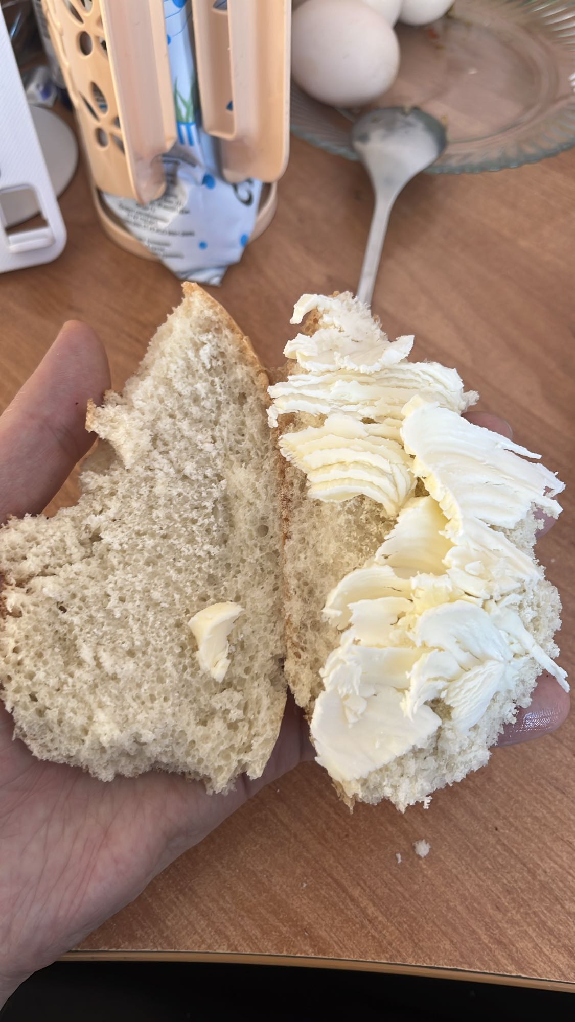 хлеб с маслом