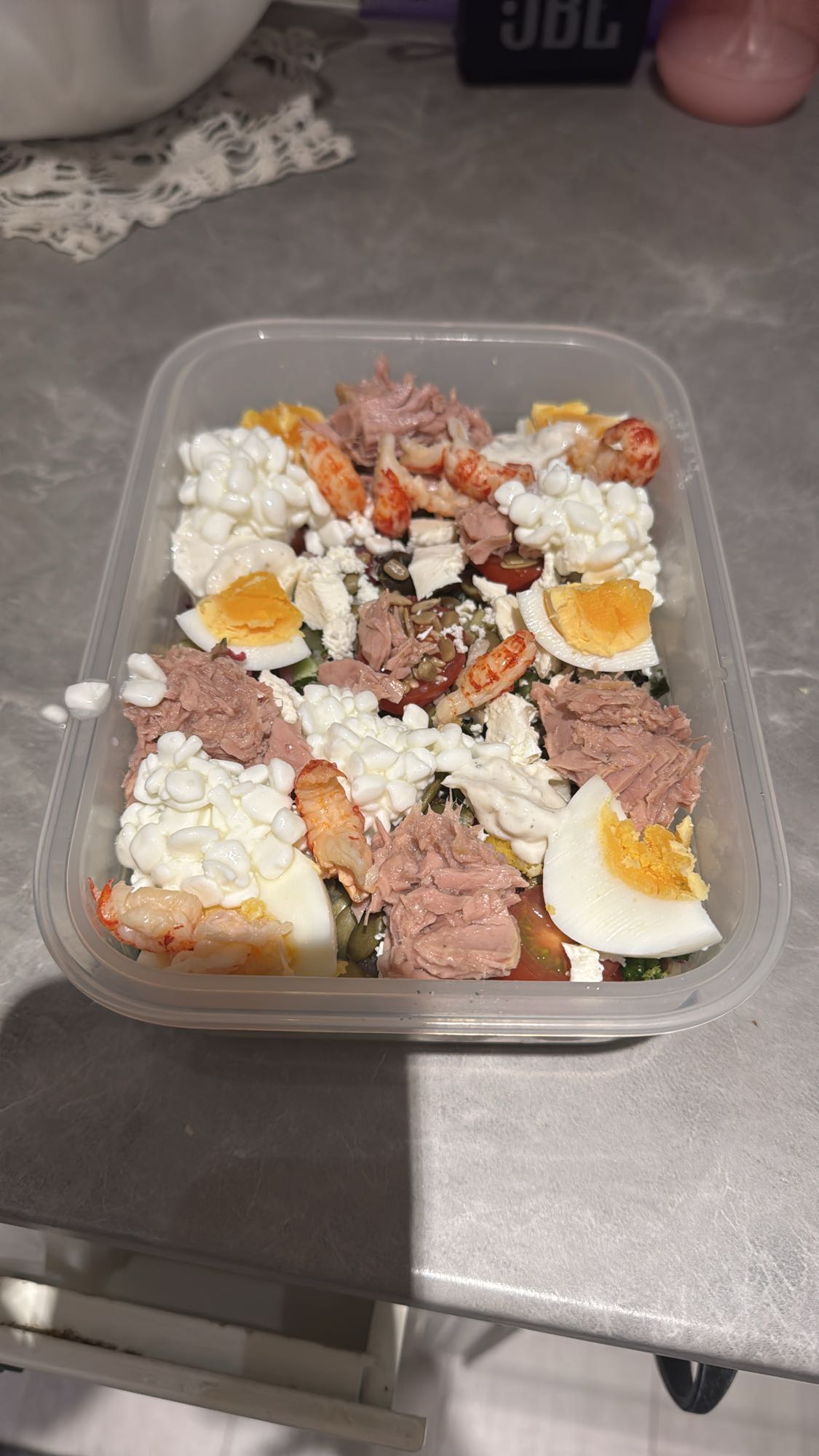 Tonfisksallad med ägg