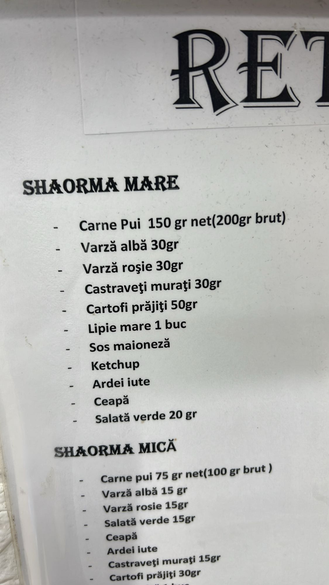 Shaorma mare