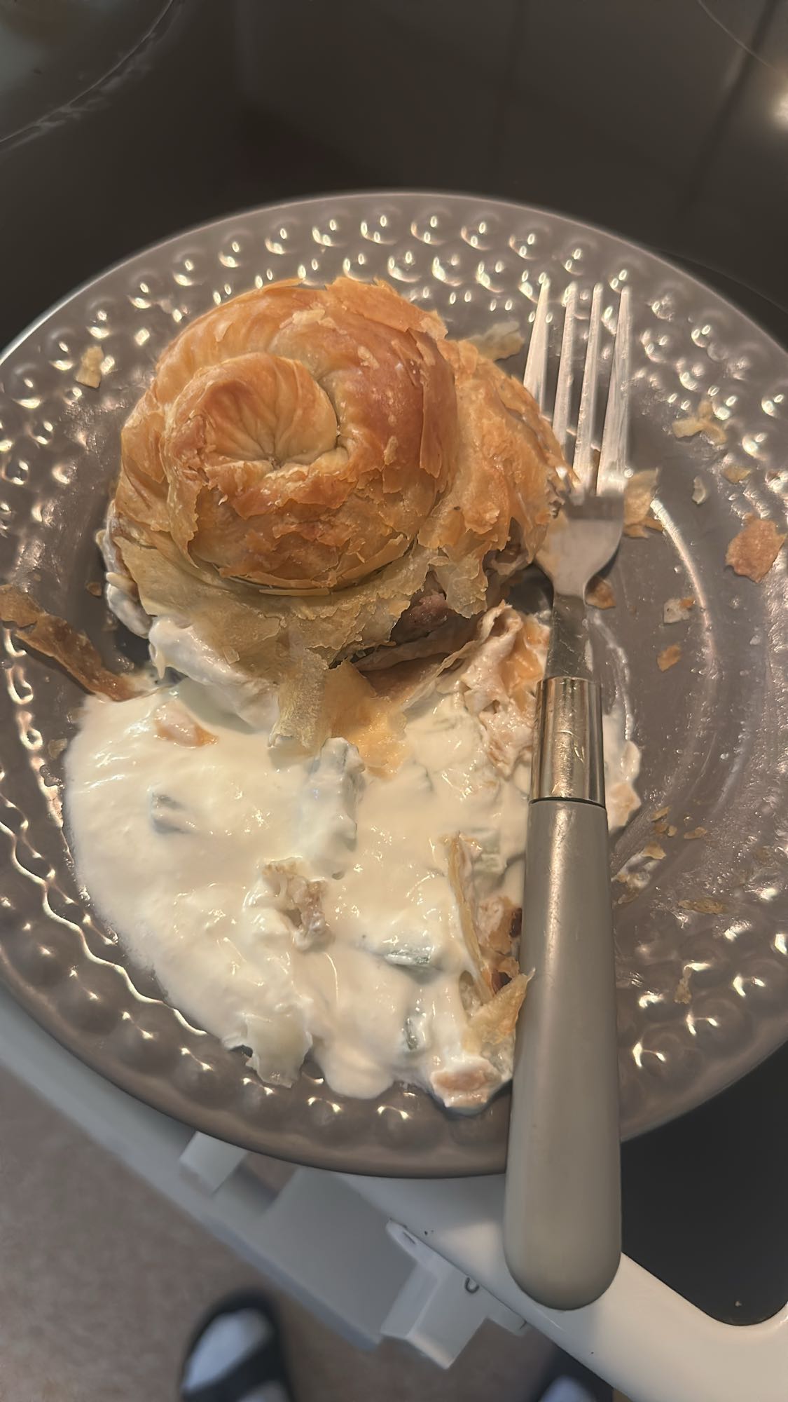 Filodegspaj med yoghurt