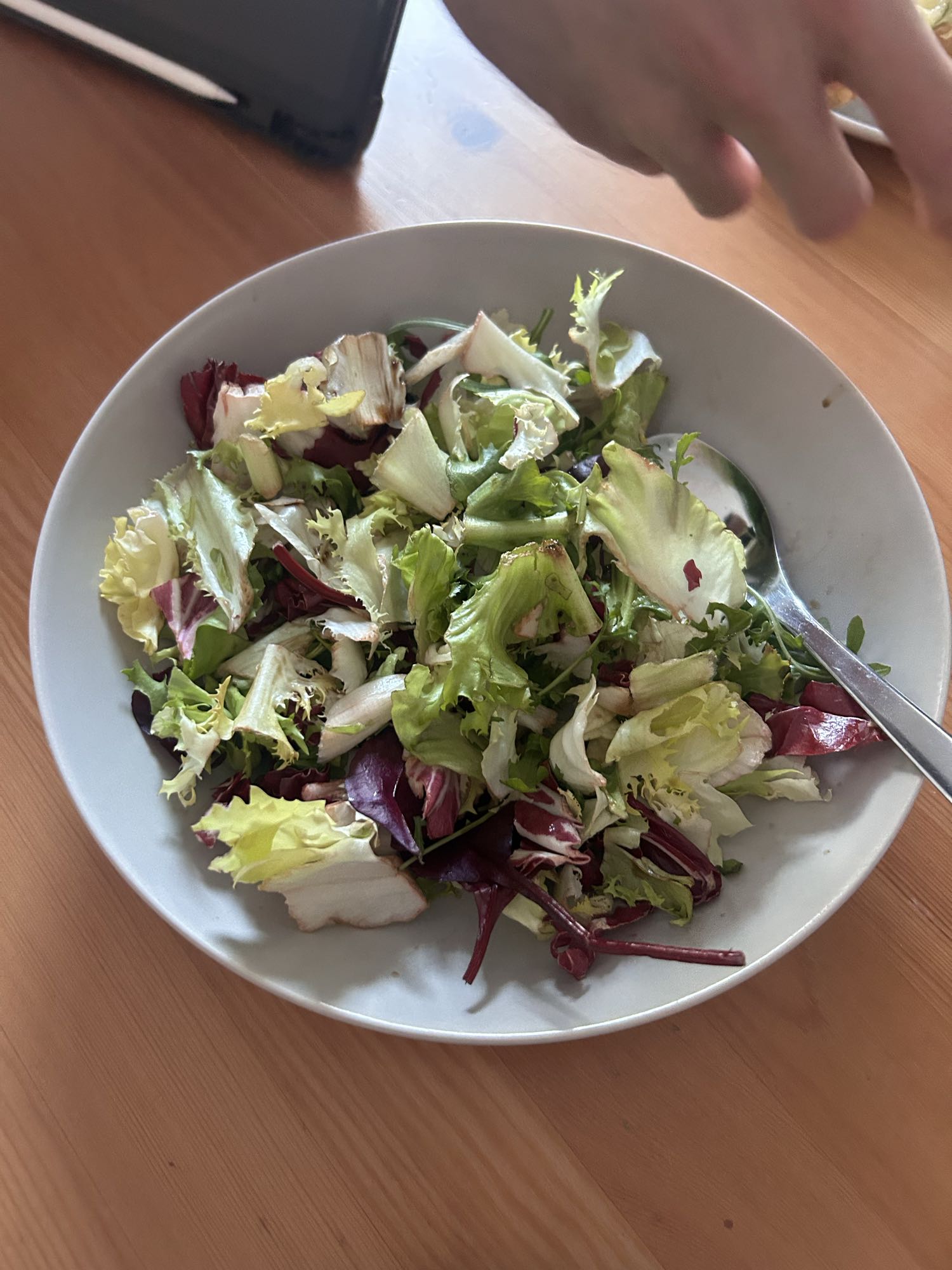 салат из листовой зелени