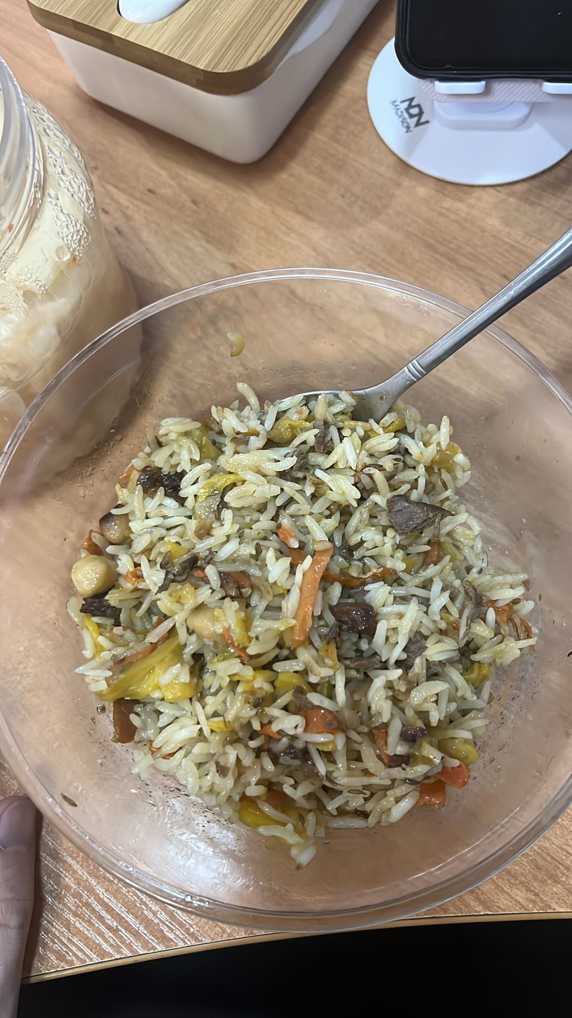 Плов с овощами и мясом