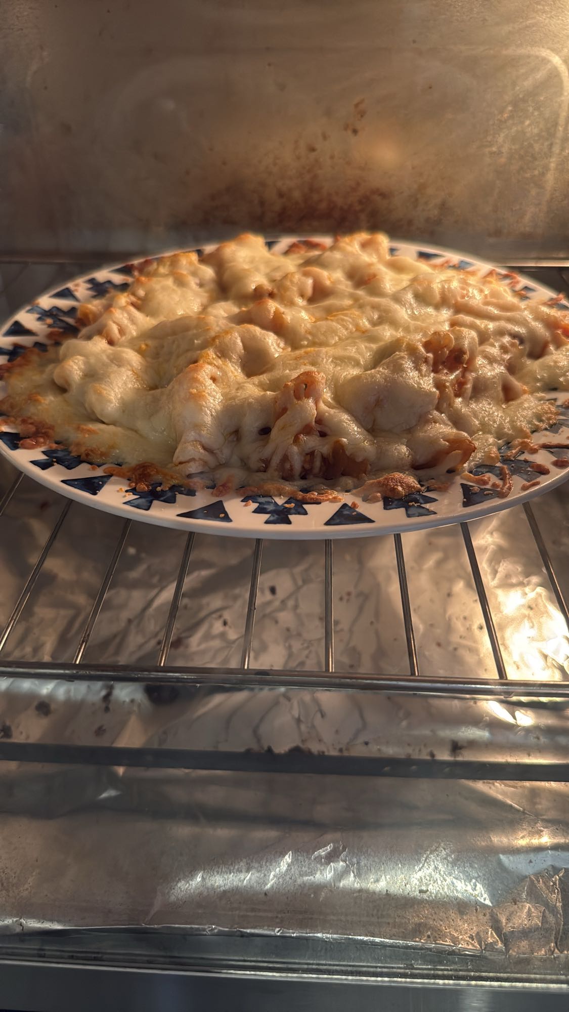 pasta con queso al horno