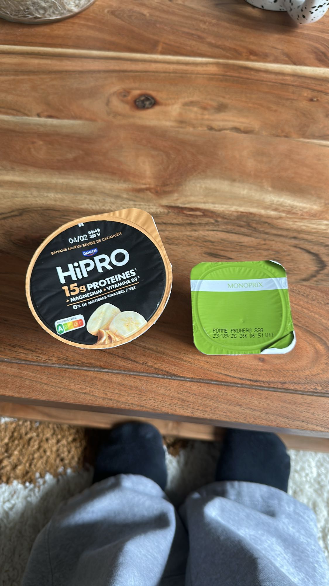 Yaourt HiPRO et compote