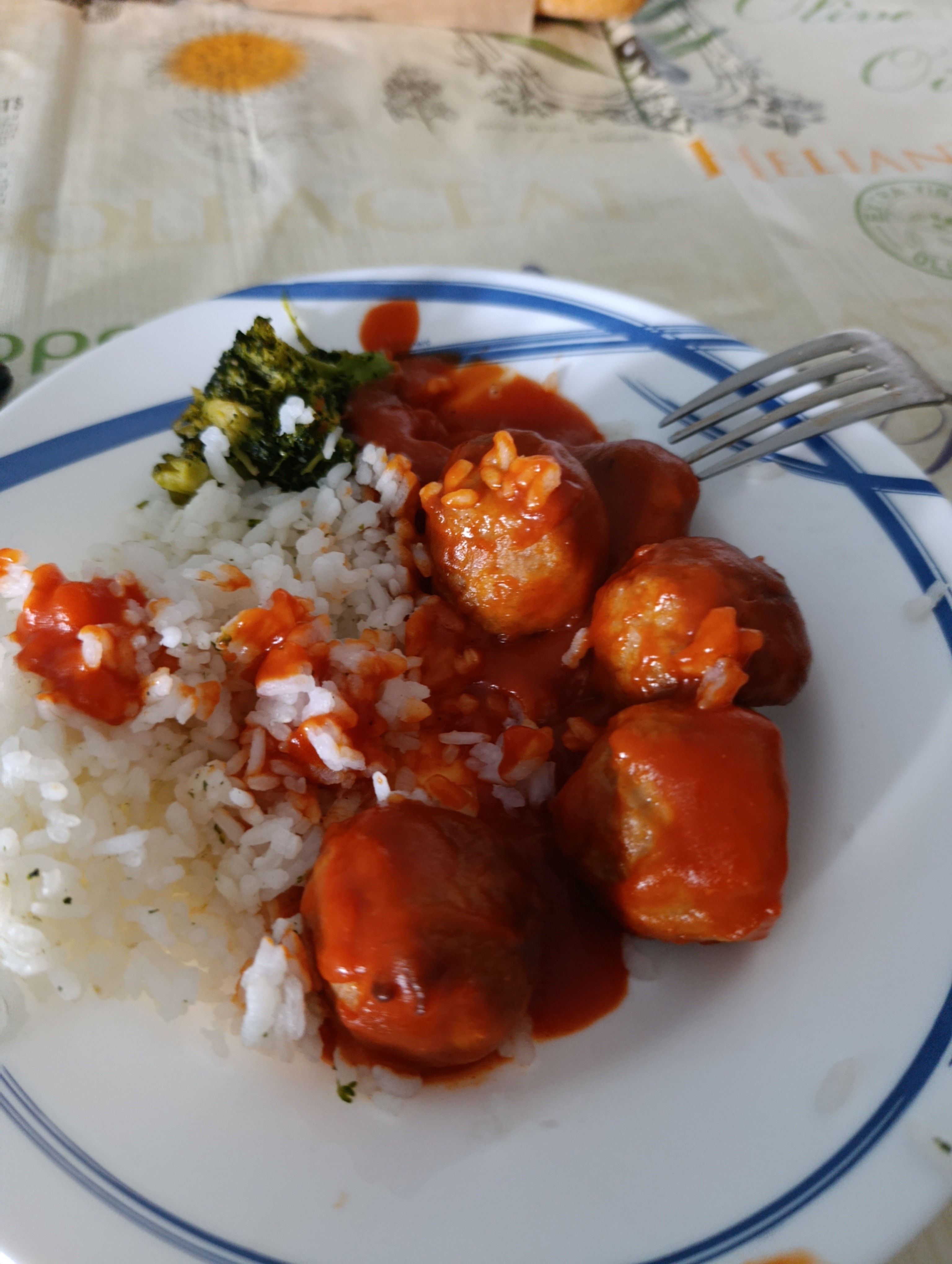 Albóndigas con arroz