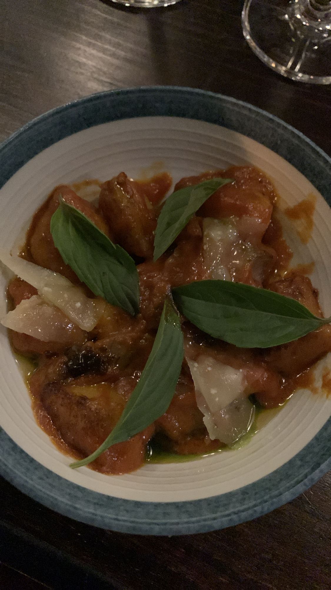 Gnocchi with tomato sauce