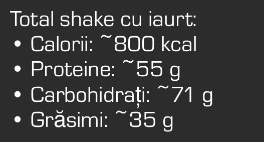 Shake cu iaurt