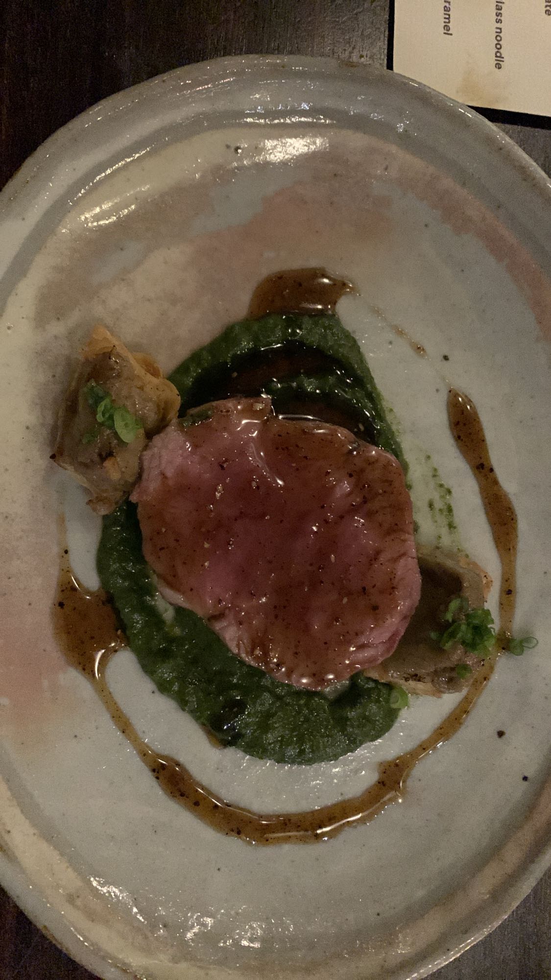 Seared Beef with Greens