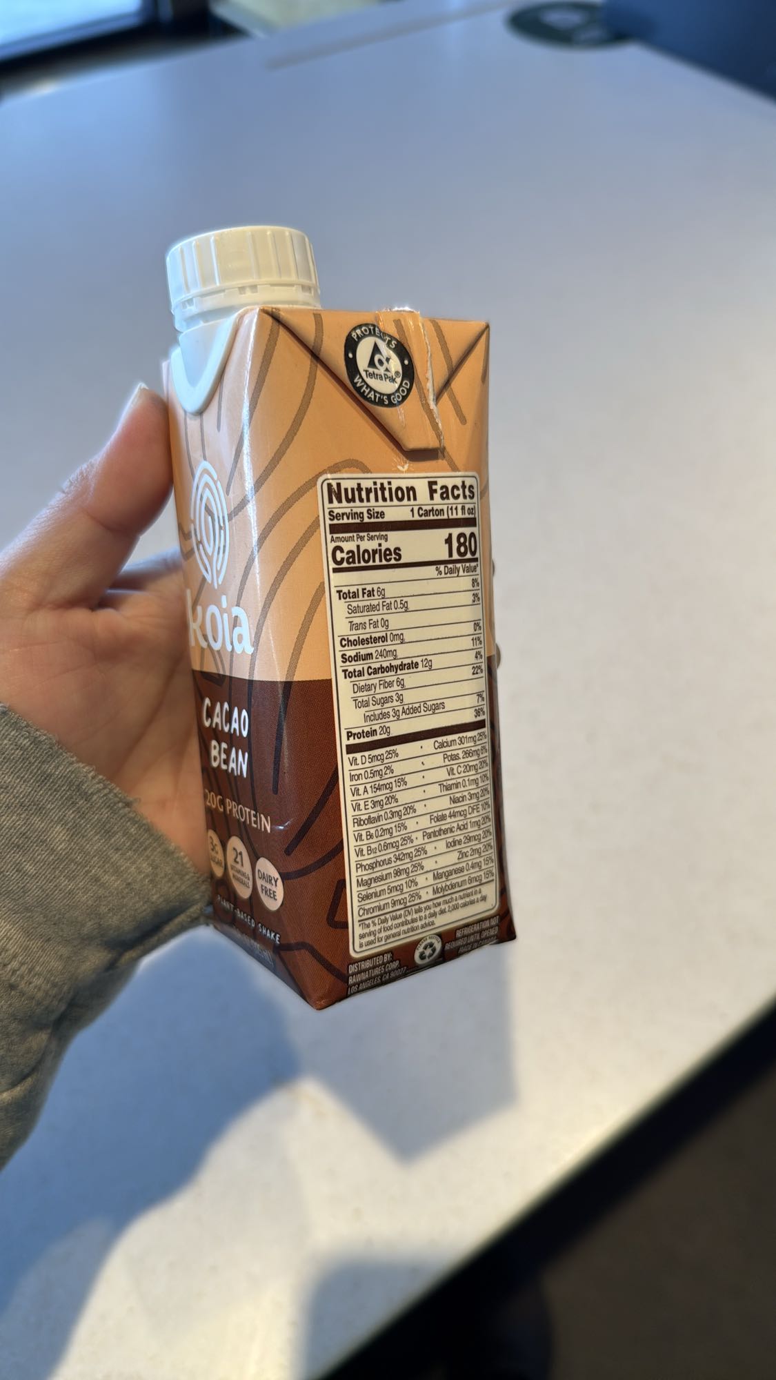 Koia Cacao Bean Shake
