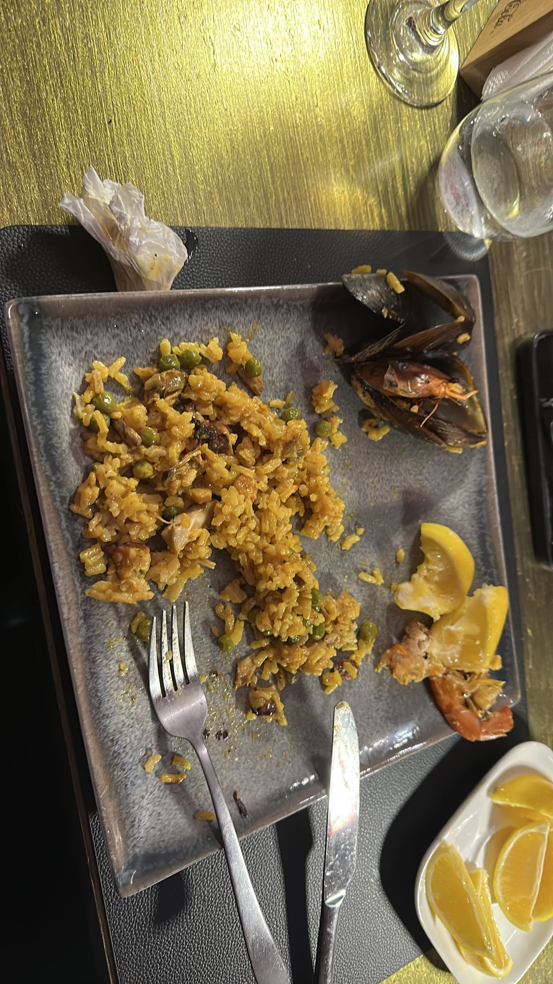 Seafood Paella Plate