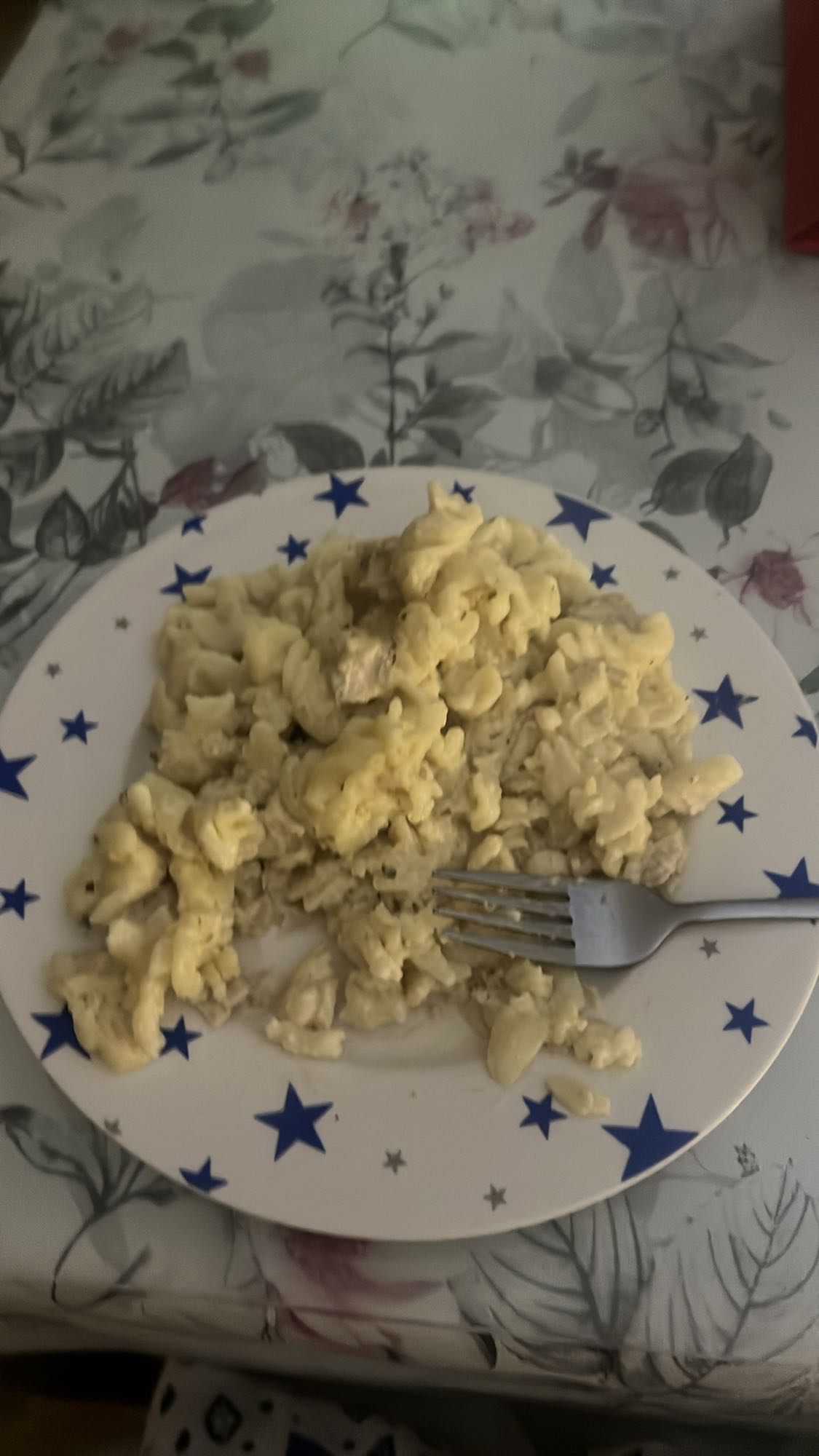 pasta con pollo y queso