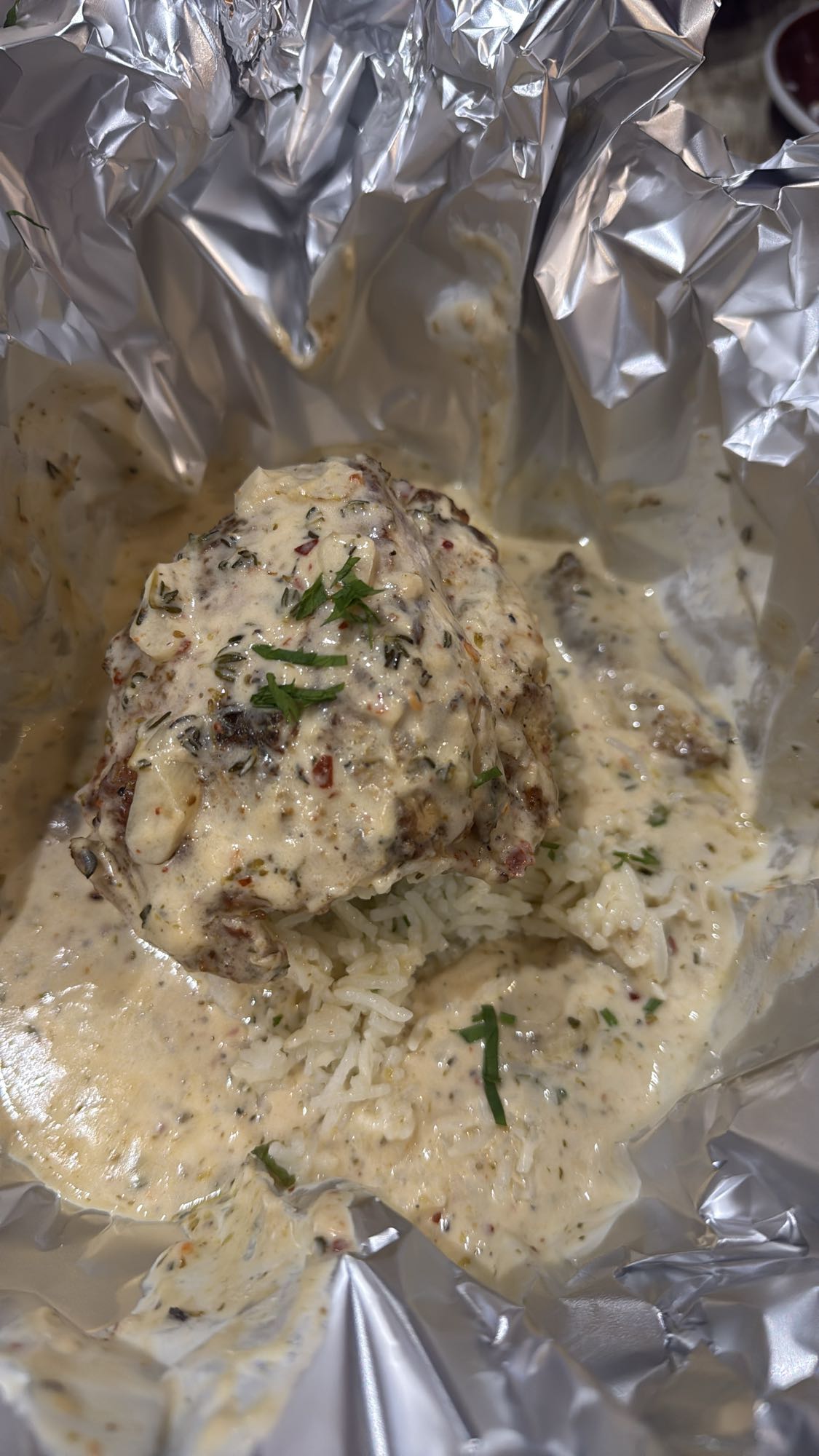 Creamy Chicken with Rice