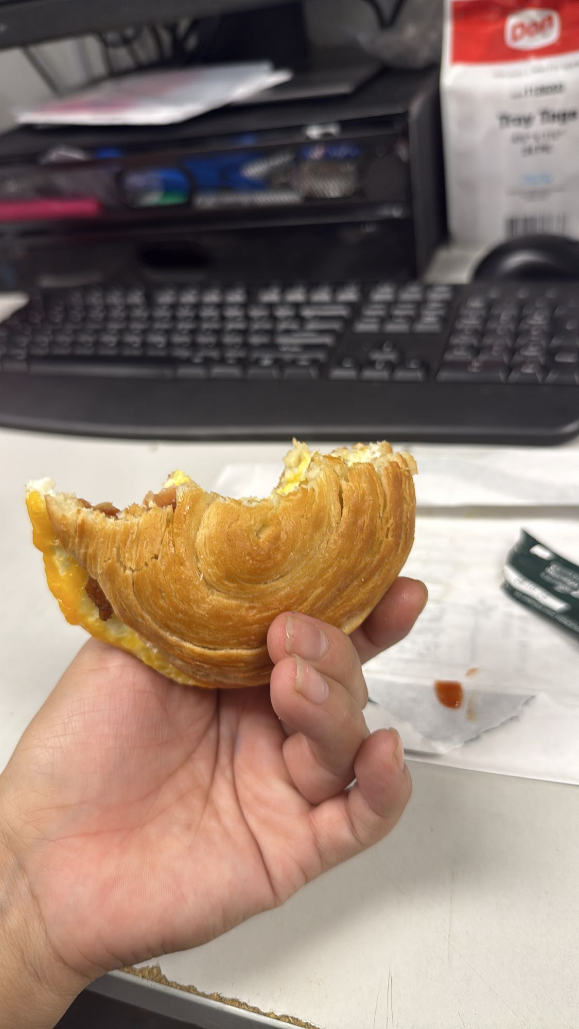 Bacon Egg Cheese Croissant