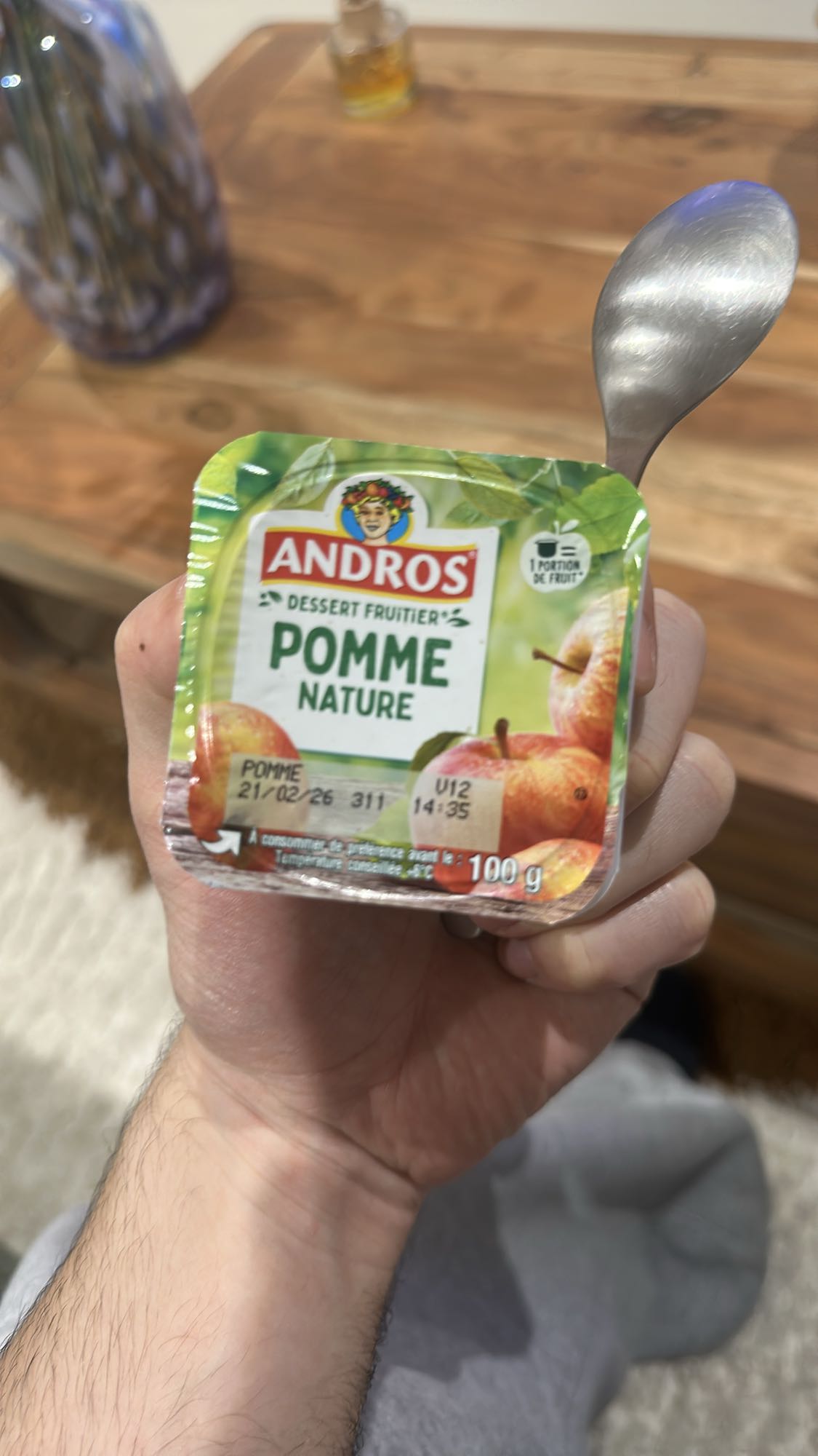 Compote pomme nature