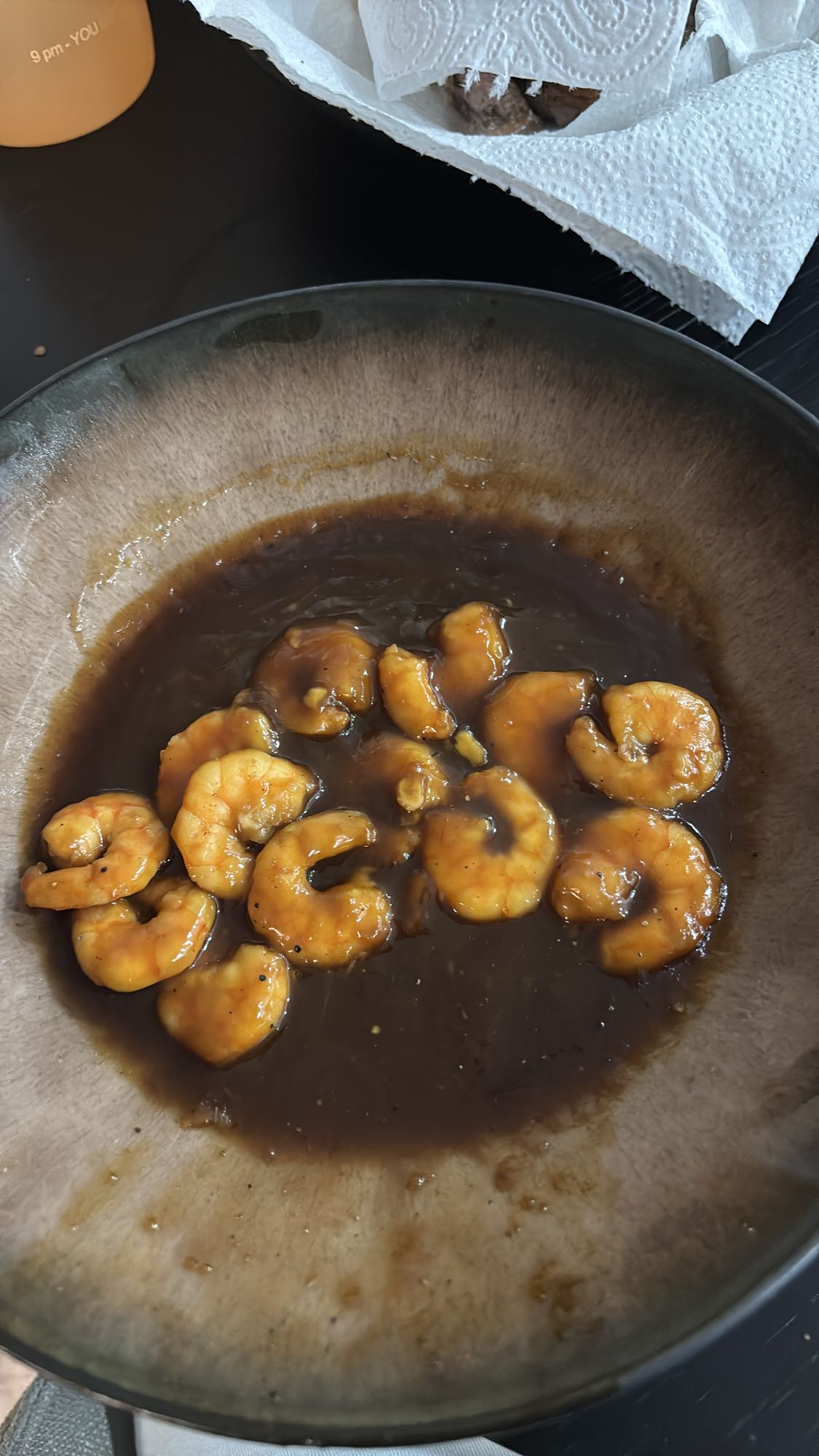 Crevettes sauce sucrée