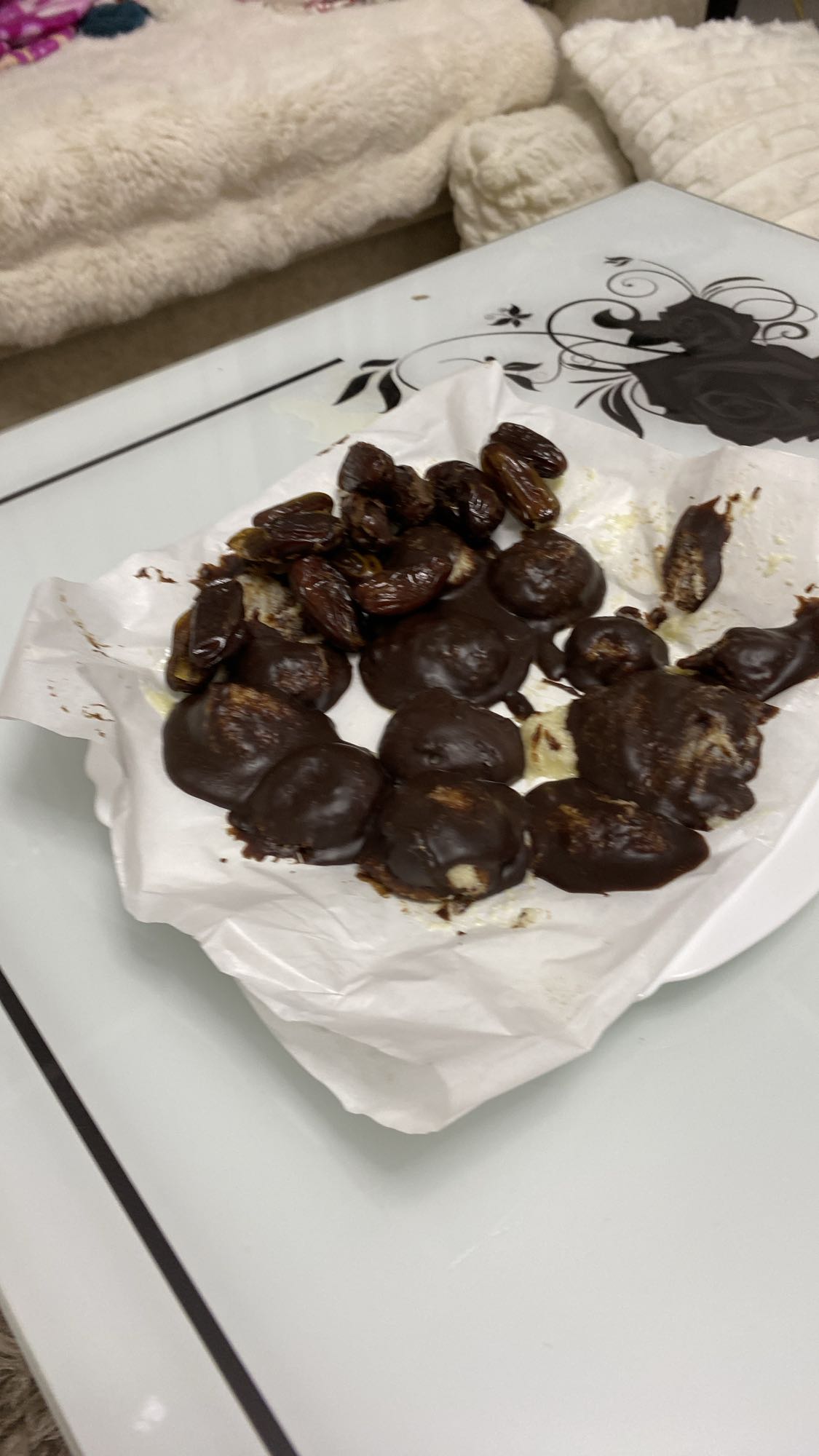 Chocolate covered dates