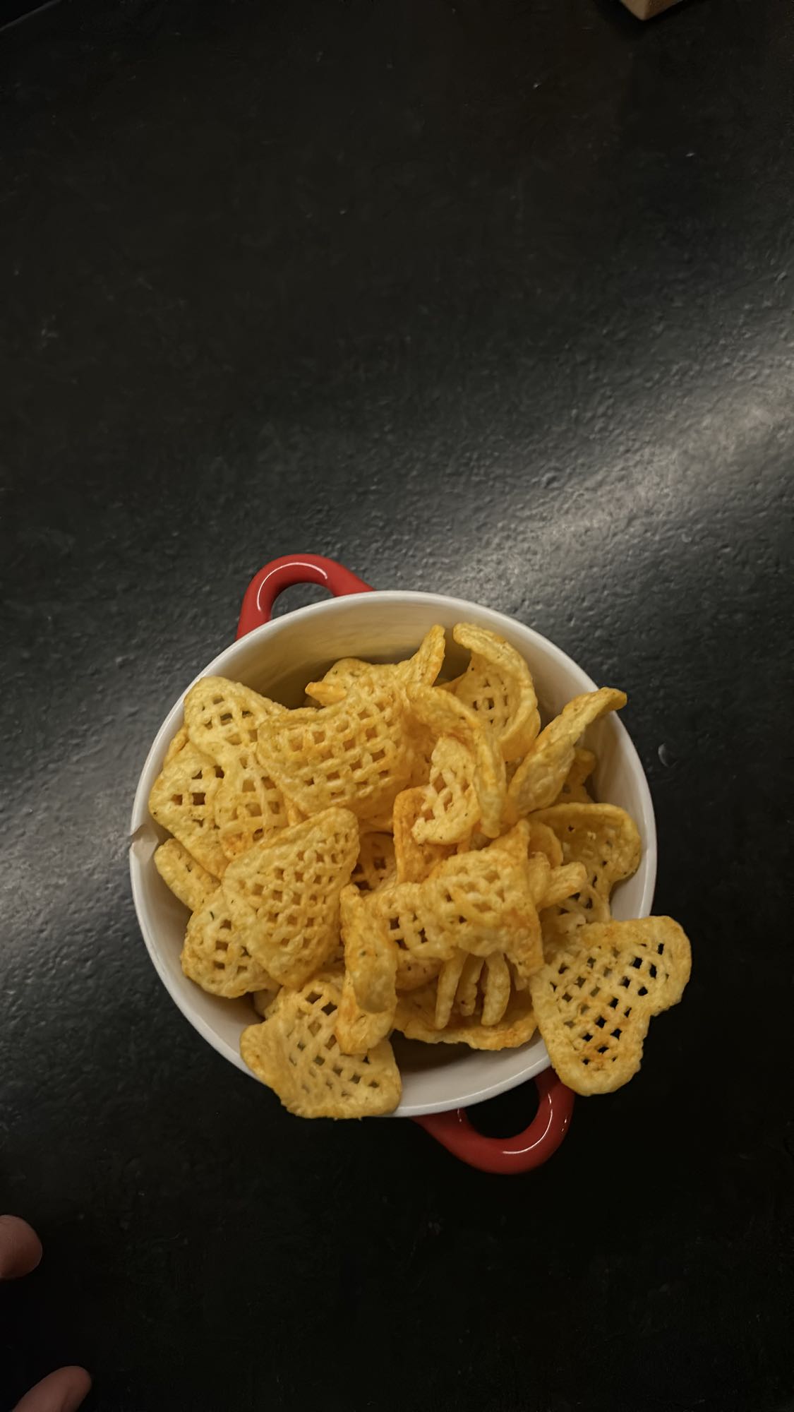 hartvormige chips