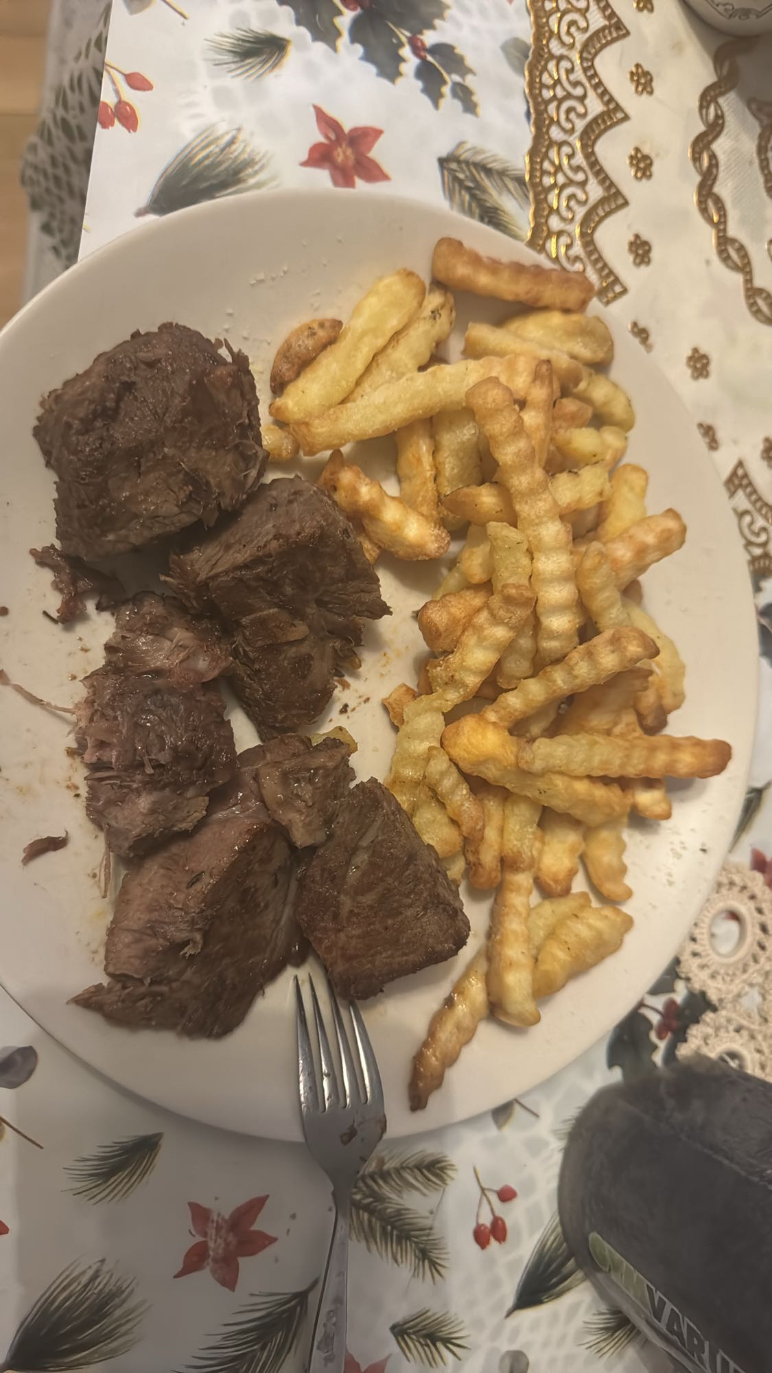 Biff med pommes frites