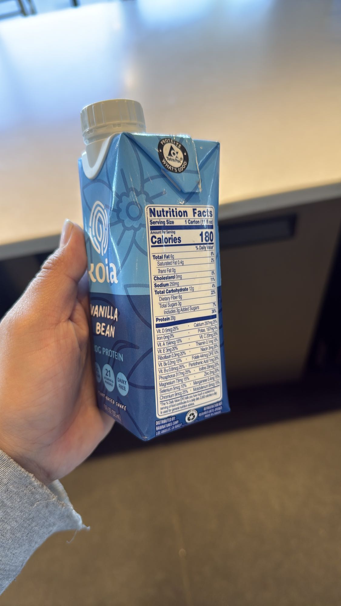 Vanilla Bean Protein Shake