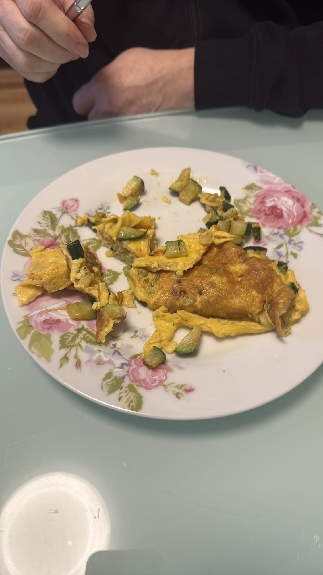 Omelet met courgette