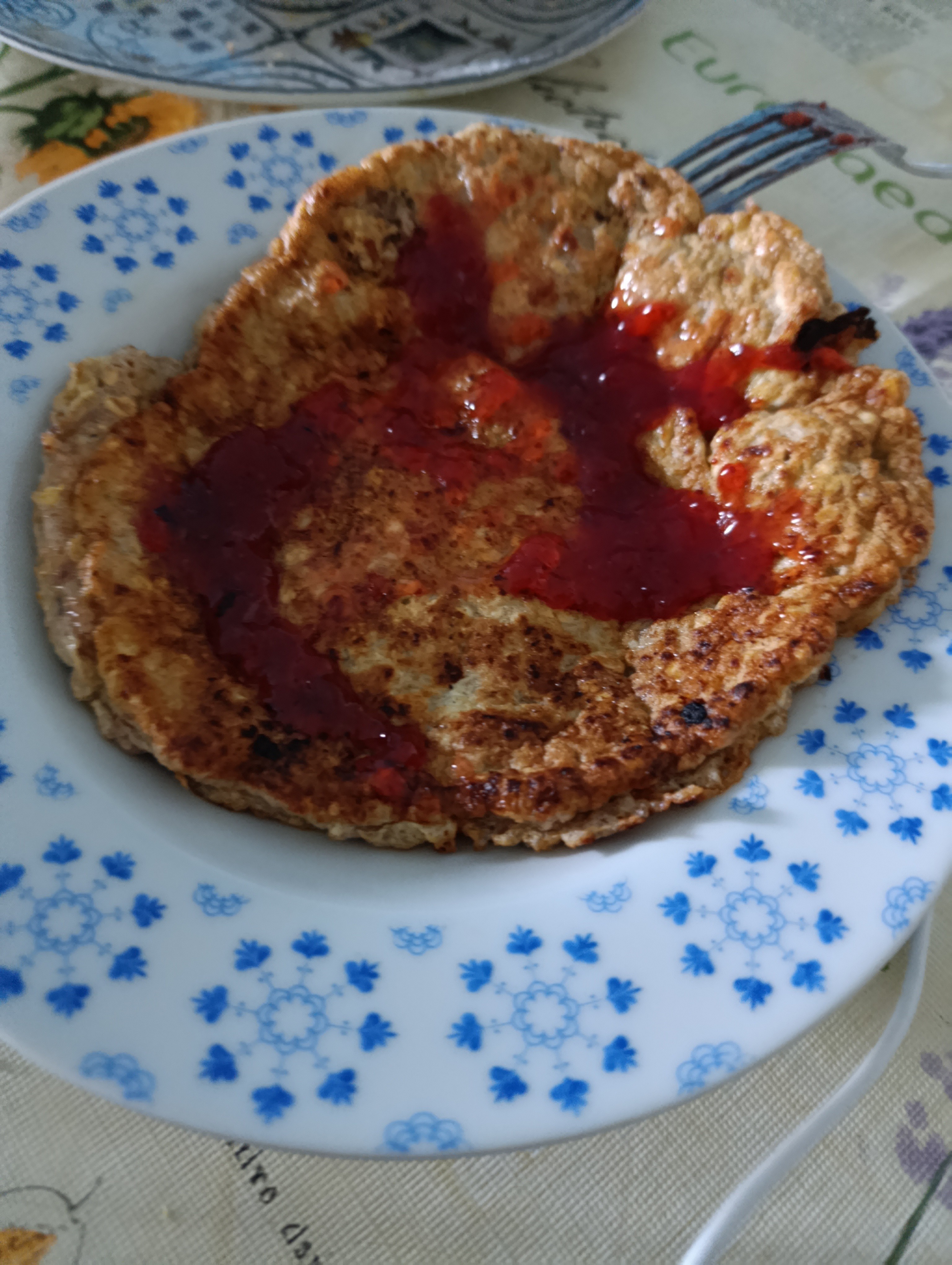 Tortita con mermelada