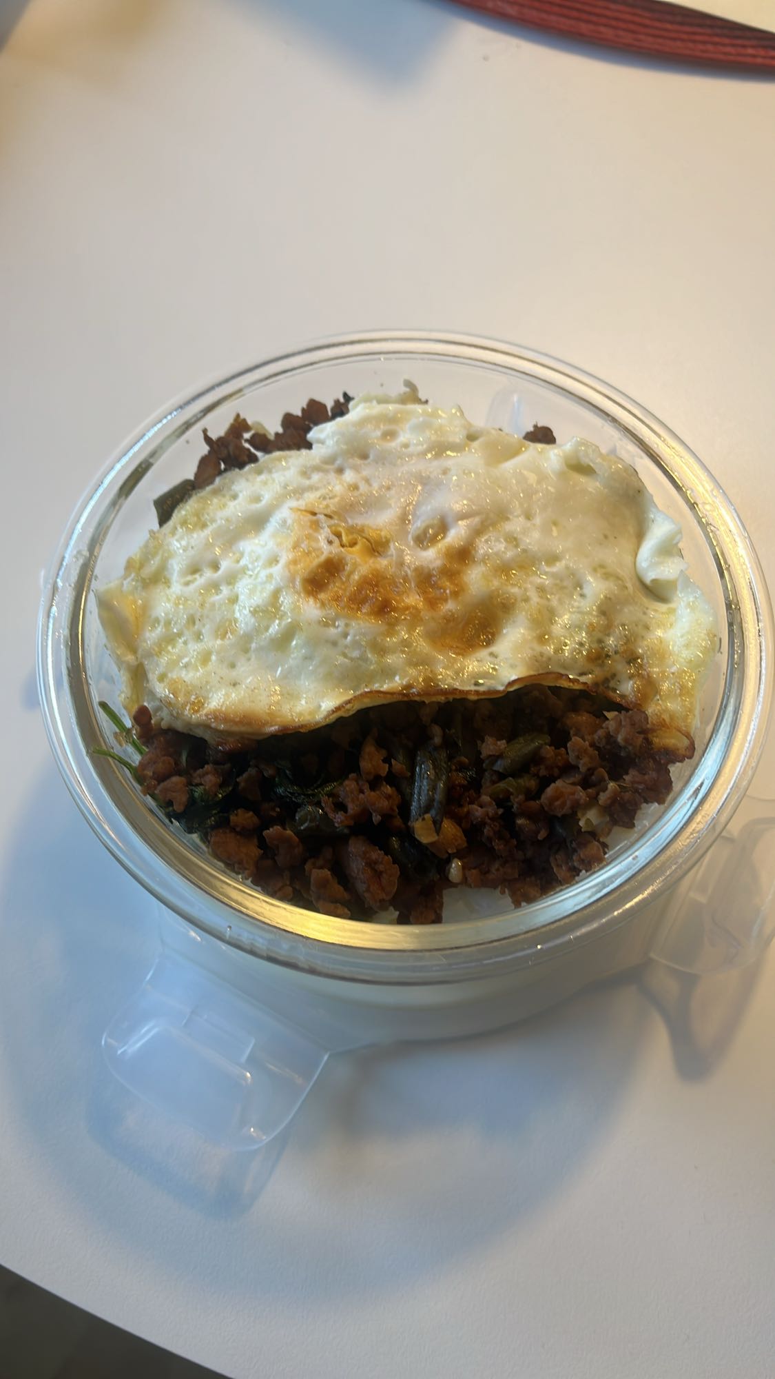 Ris med ägg och köttfärs