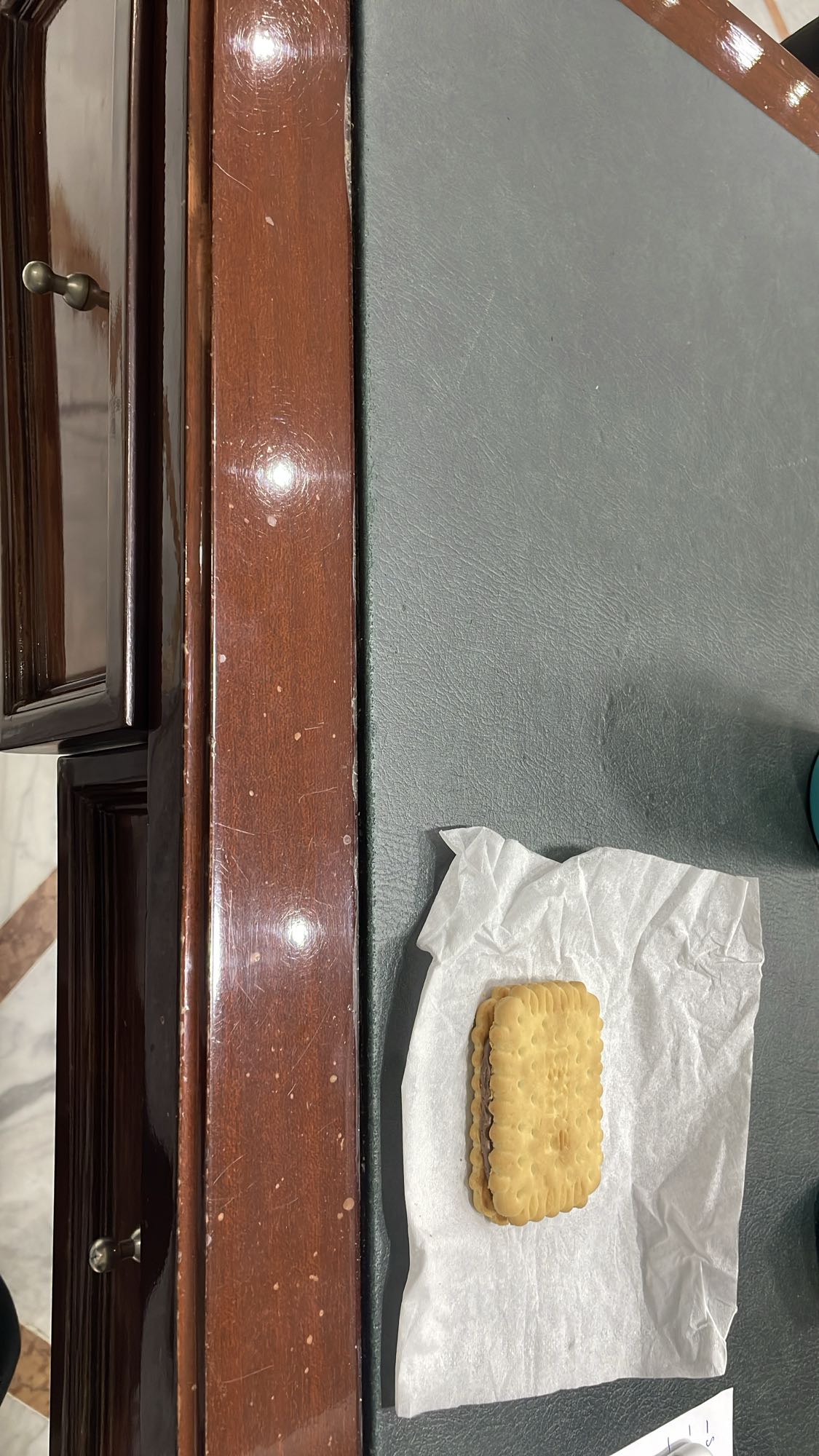 Chocolate cream biscuit