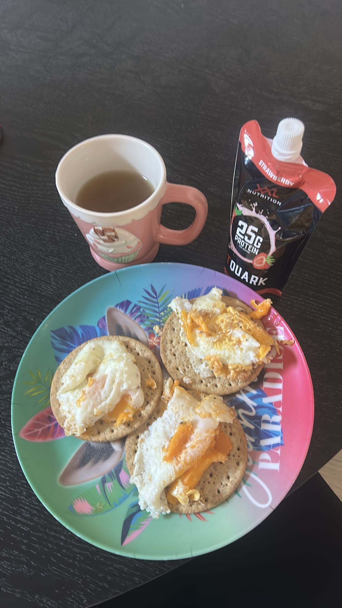 Eiwitrijke ontbijt crackers