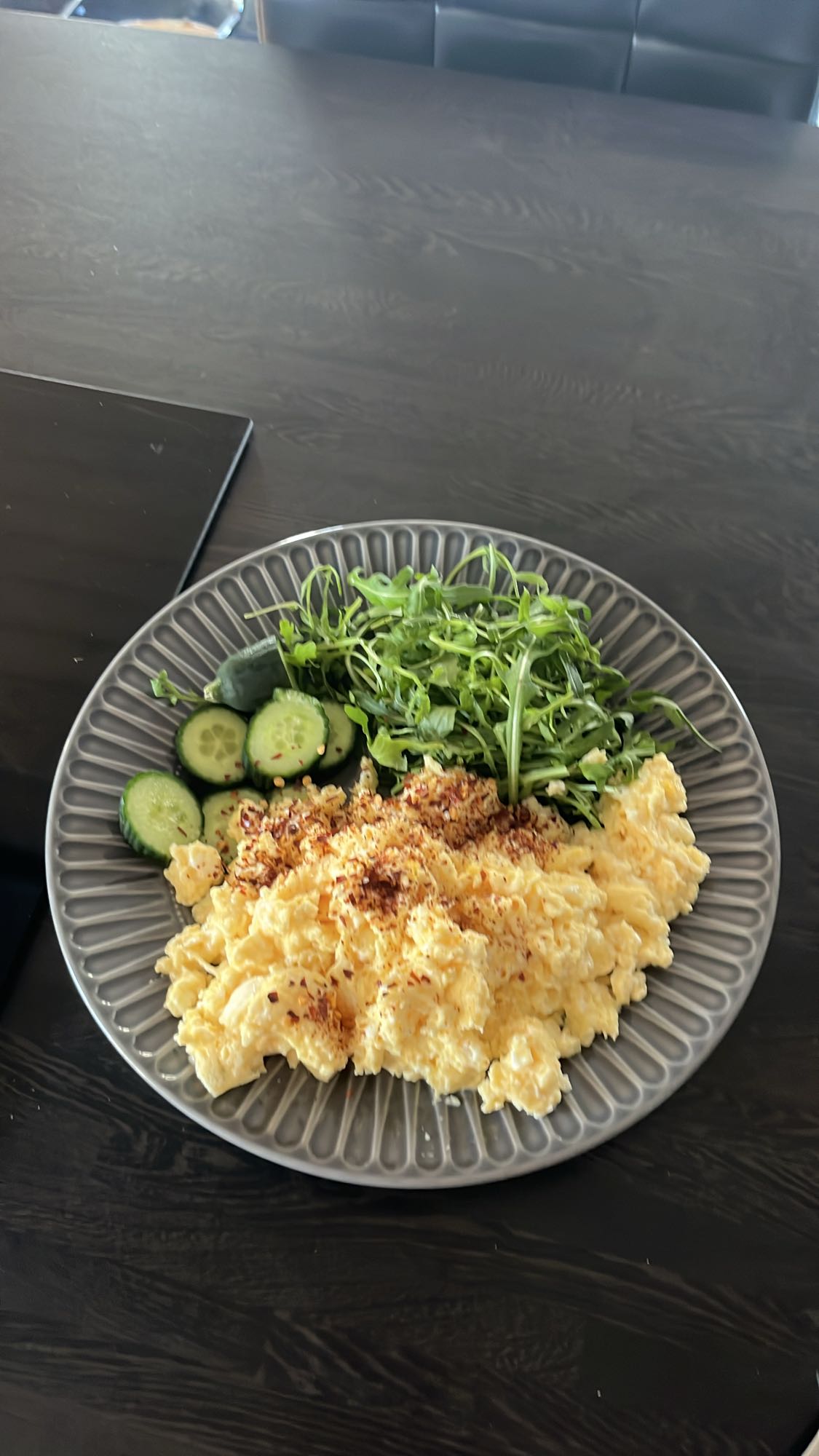 Äggröra med grönsaker