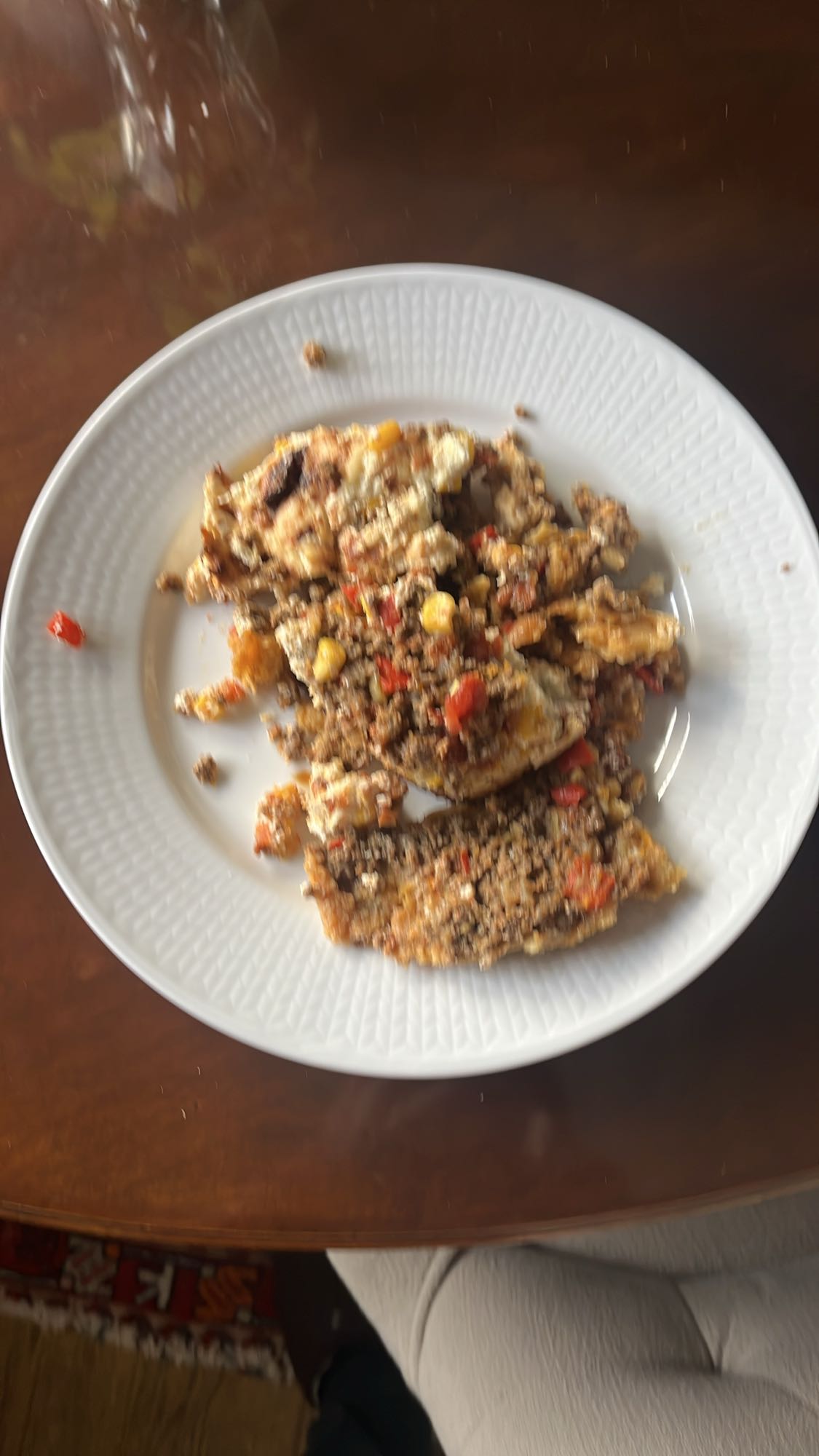 Köttfärs- och äggröra