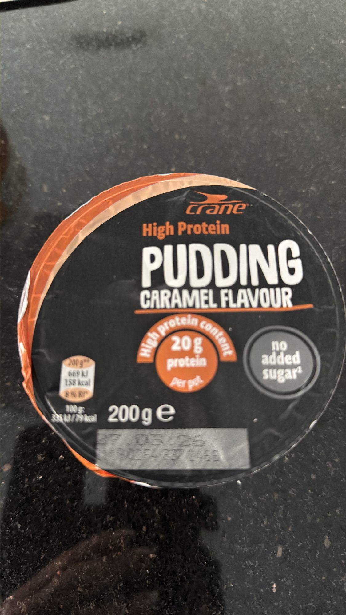 High Protein Caramel Pudding