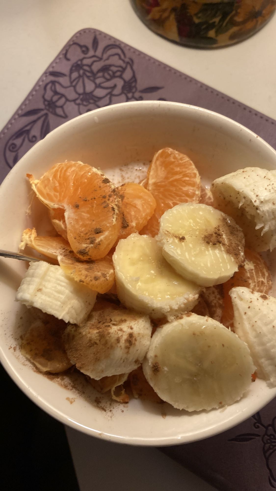 Fruktsallad med kanel