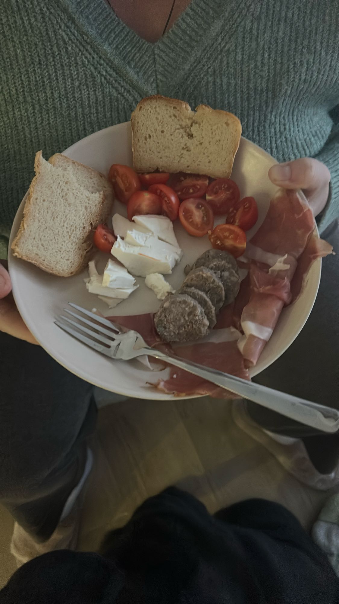 Platou rece cu pâine