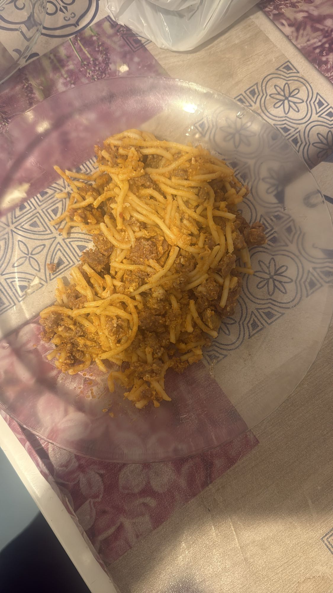 Espaguetis con carne