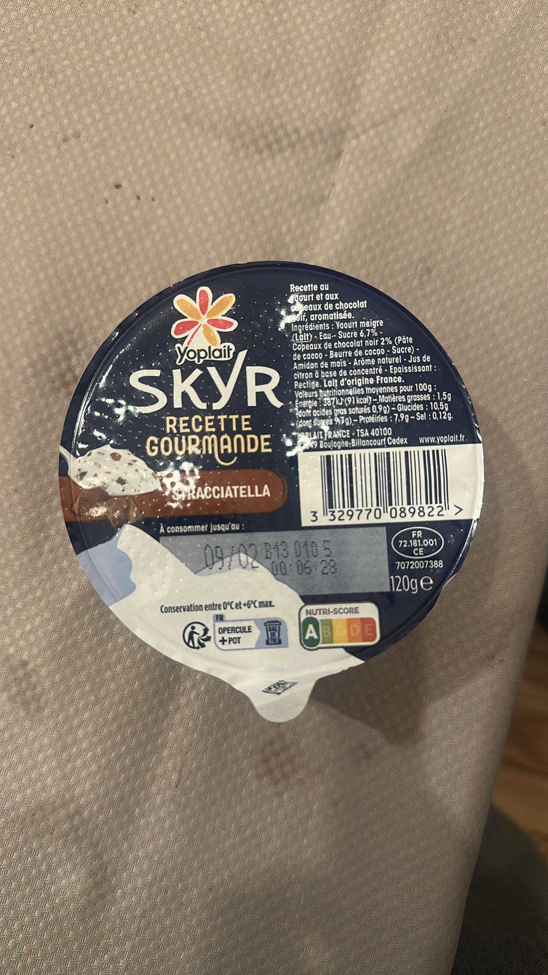 Skyr stracciatella