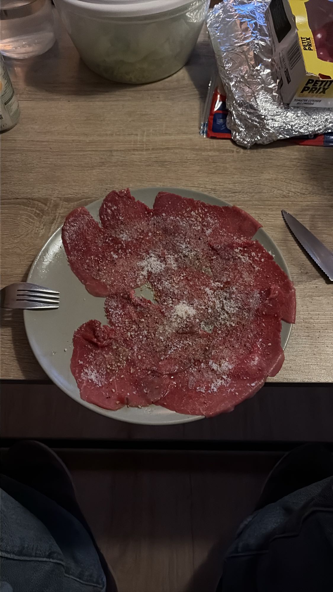 Carpaccio de boeuf