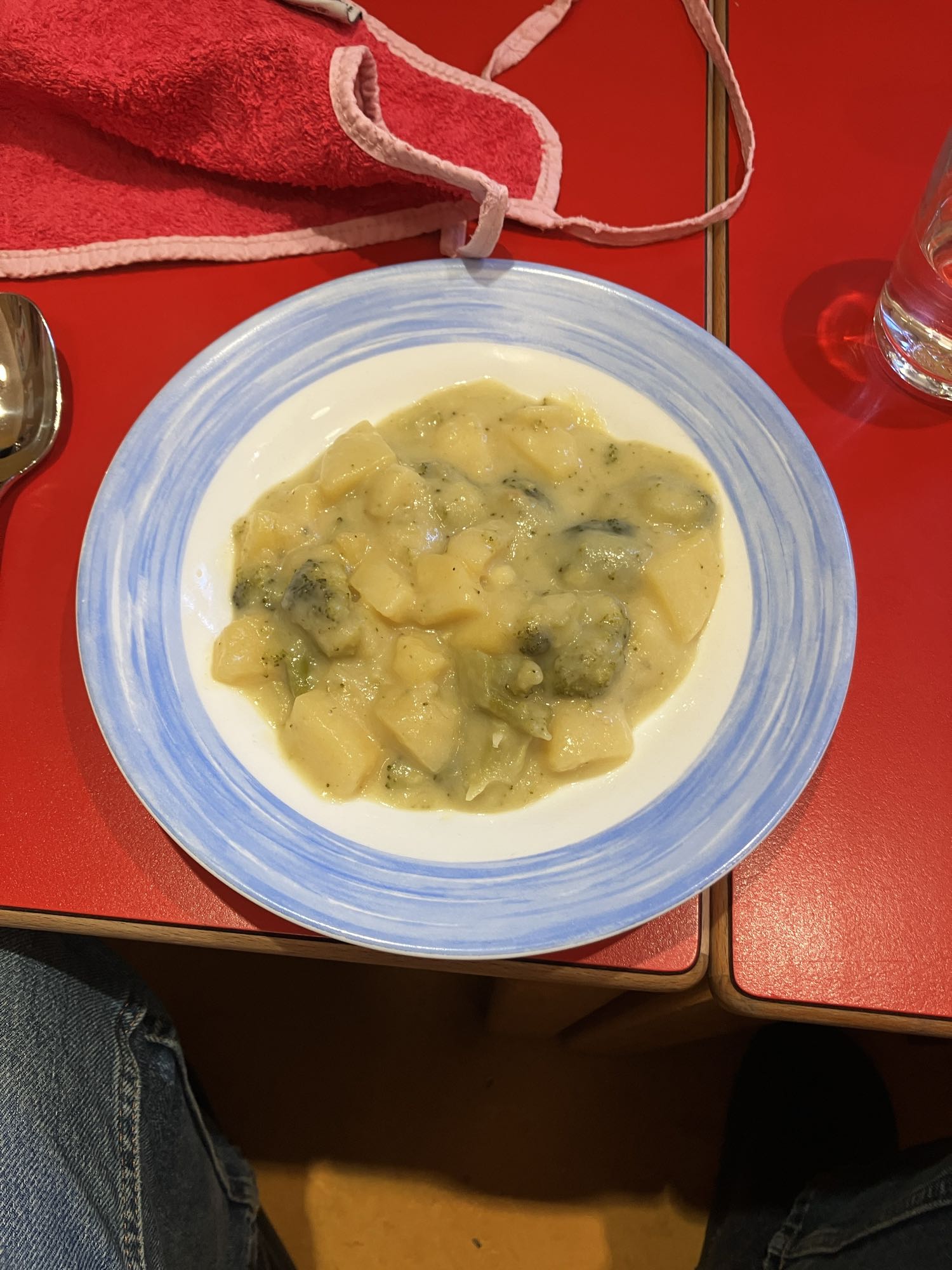 Ensopado de batata e brócolis