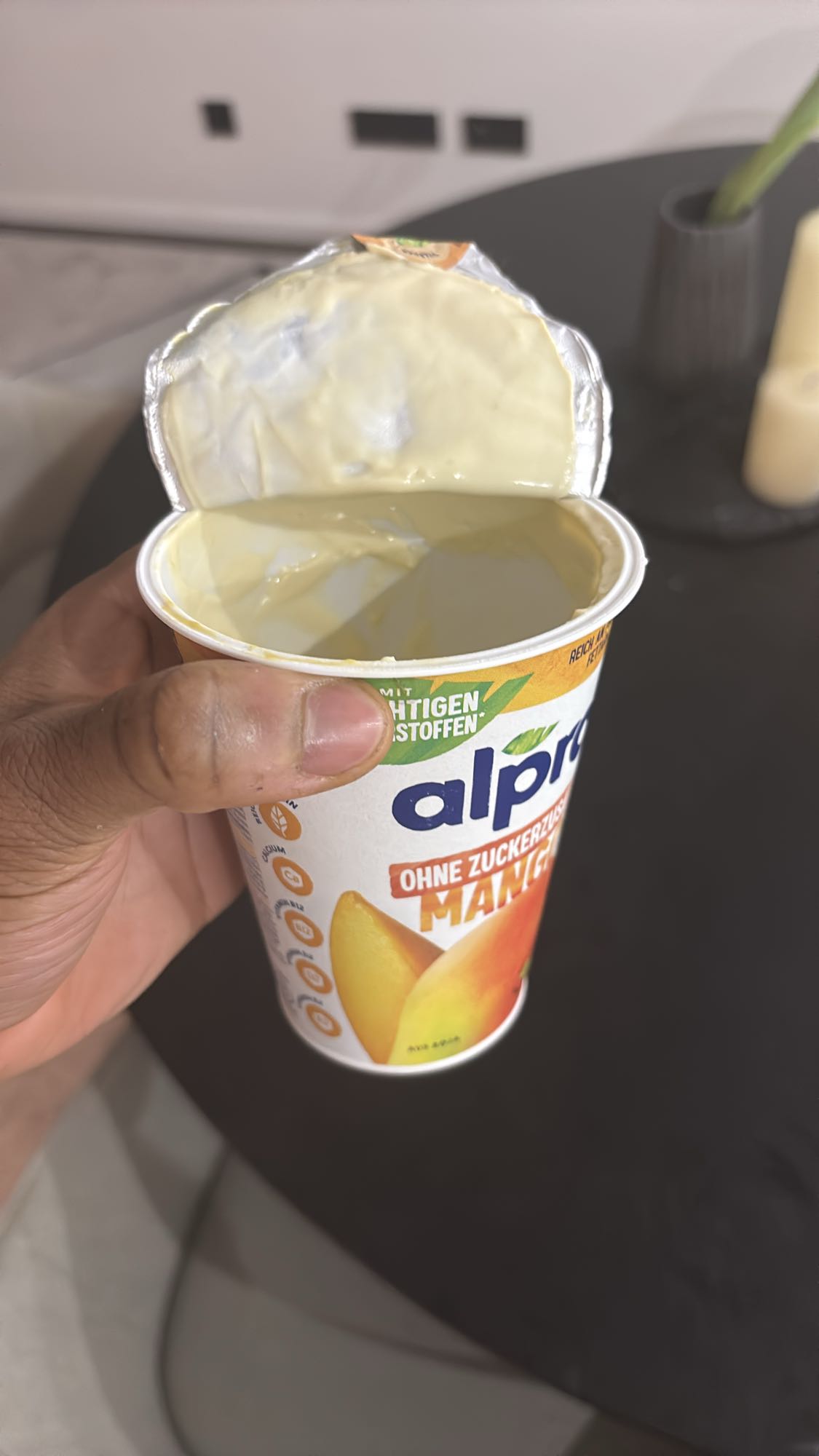 Yaourt mangue sans sucre