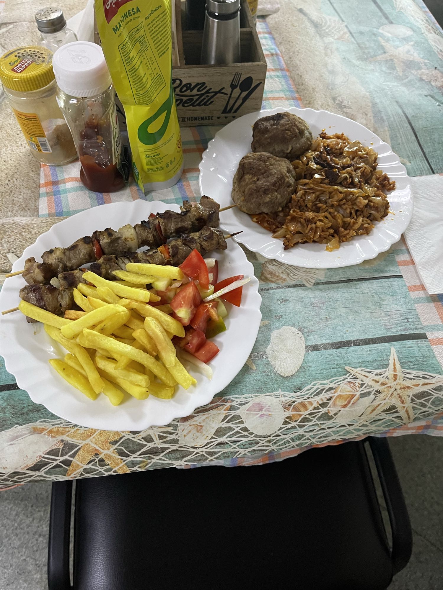 мясо с гарниром